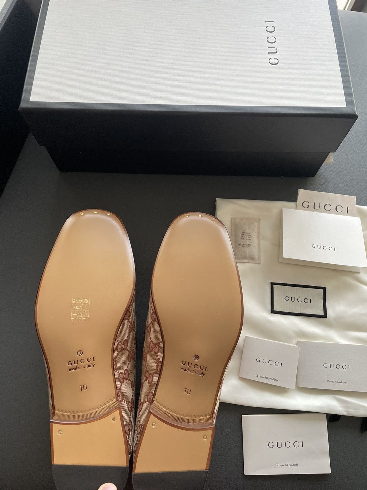 Gucci Brand New Limited Super Runway Iconic GG Logo Leather Loafer Size US 10 / EU 43 - 7 Thumbnail