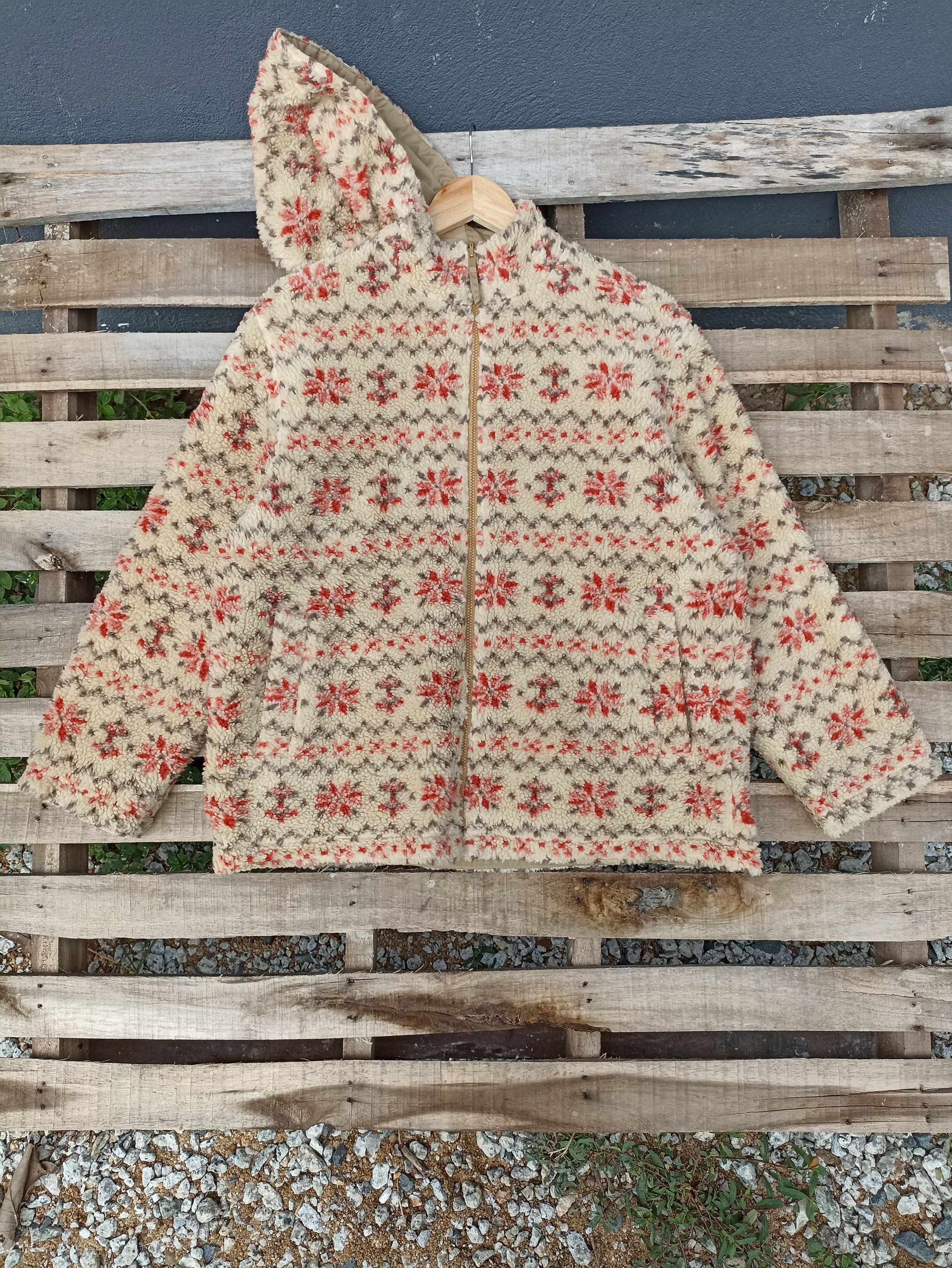 Japanese Brand × Vintage Vintage Simple Life Reversible Sherpa Fleece Size US M / EU 48-50 / 2 - 1 Thumbnail