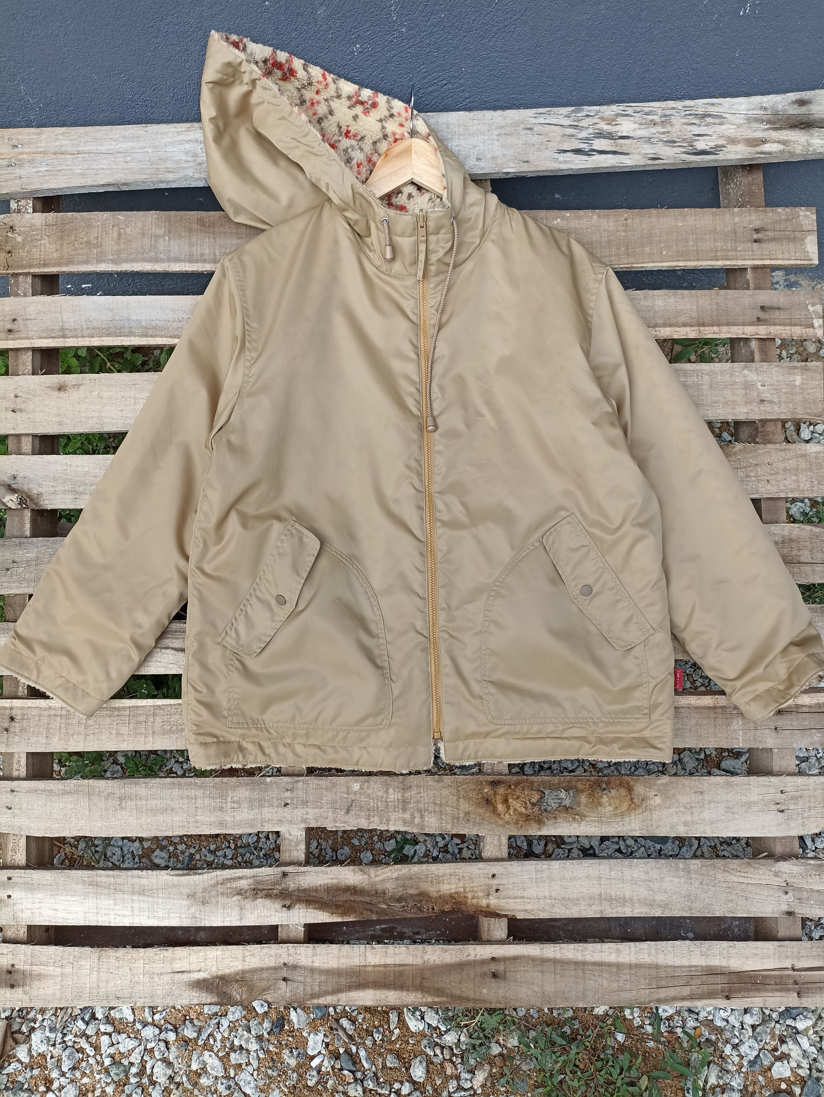 Japanese Brand × Vintage Vintage Simple Life Reversible Sherpa Fleece Size US M / EU 48-50 / 2 - 4 Thumbnail