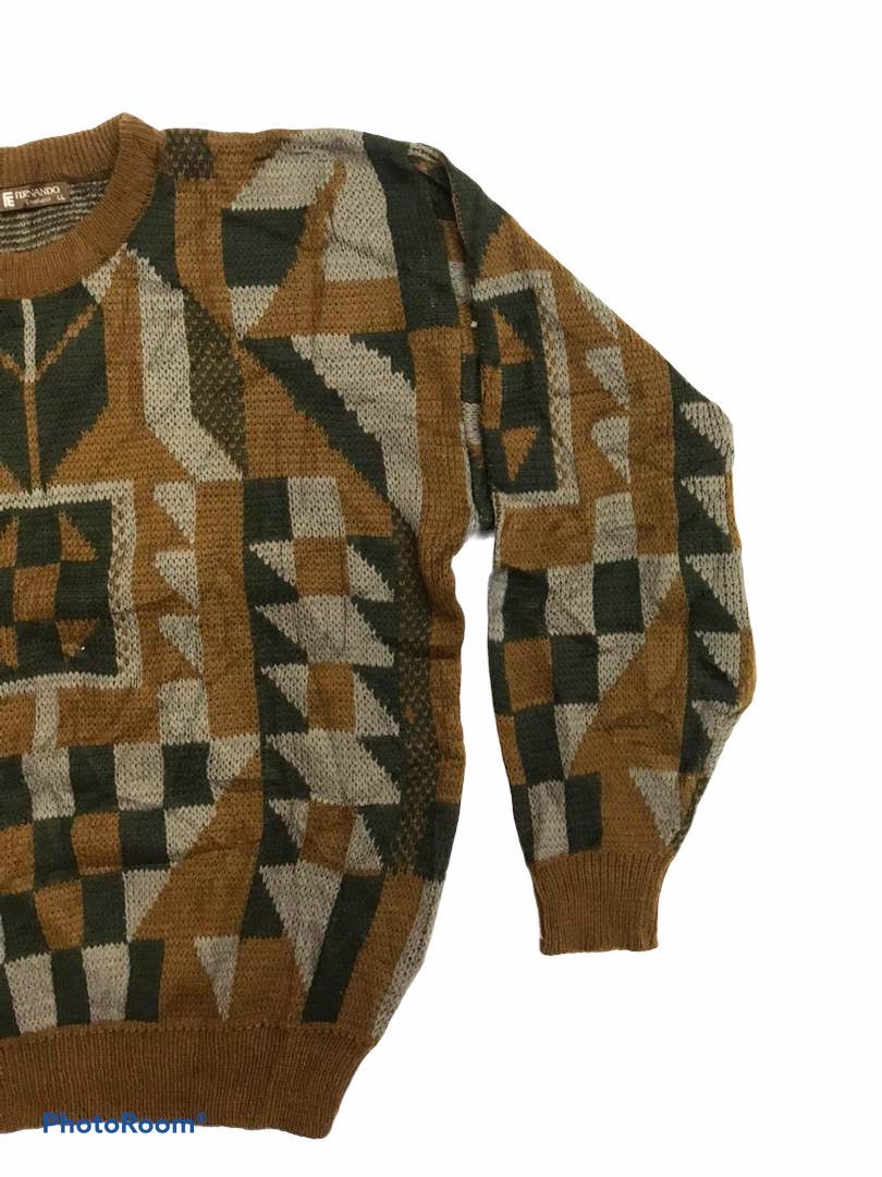 Japanese Brand × Other Classic patern FERNANDO knitwear Multicolour Great design Size US L / EU 52-54 / 3 - 3 Thumbnail