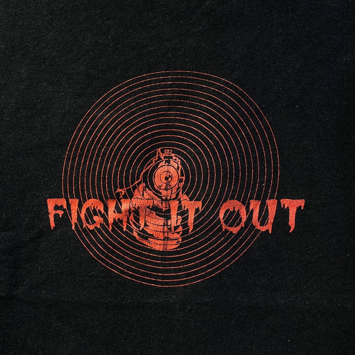 Hysteric Glamour × Vintage VINTAGE 90’s VERY RARE‼️Hysteric Glamour Fight It Out T-Shirt Size US S / EU 44-46 / 1 - 3 Thumbnail