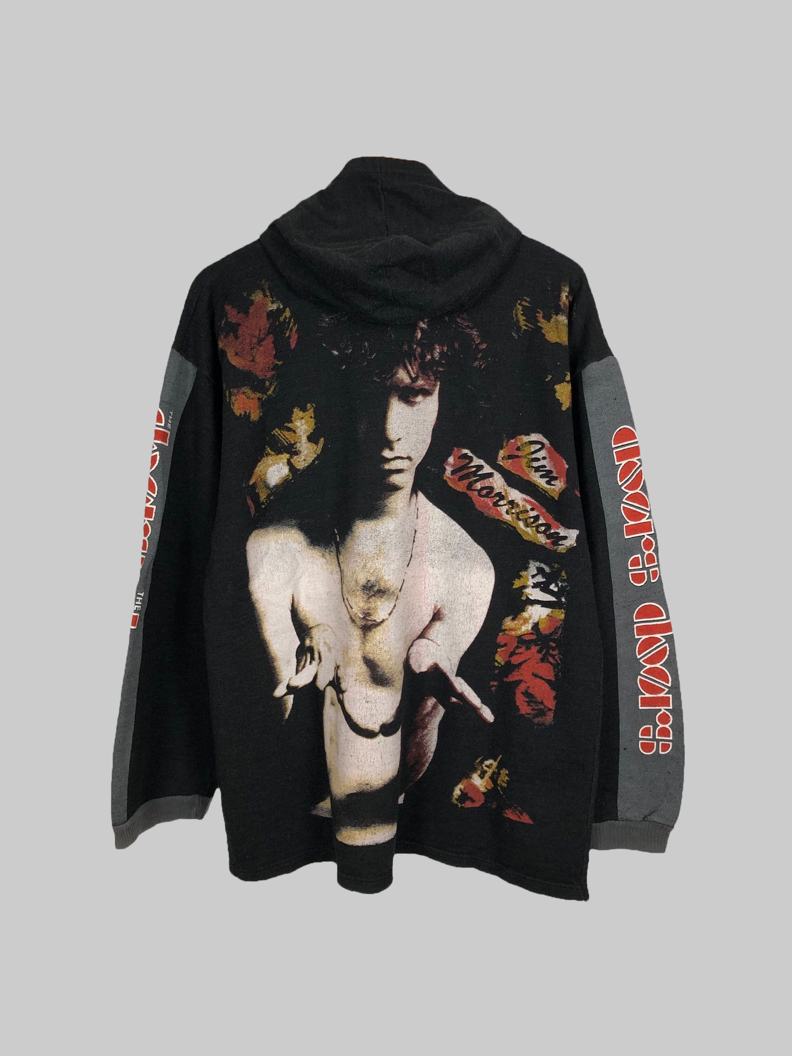 Band Tees Vintage 90s The Doors Jim Morrison hoodie (Pink Floyd) Size US XL / EU 56 / 4 - 2 Thumbnail