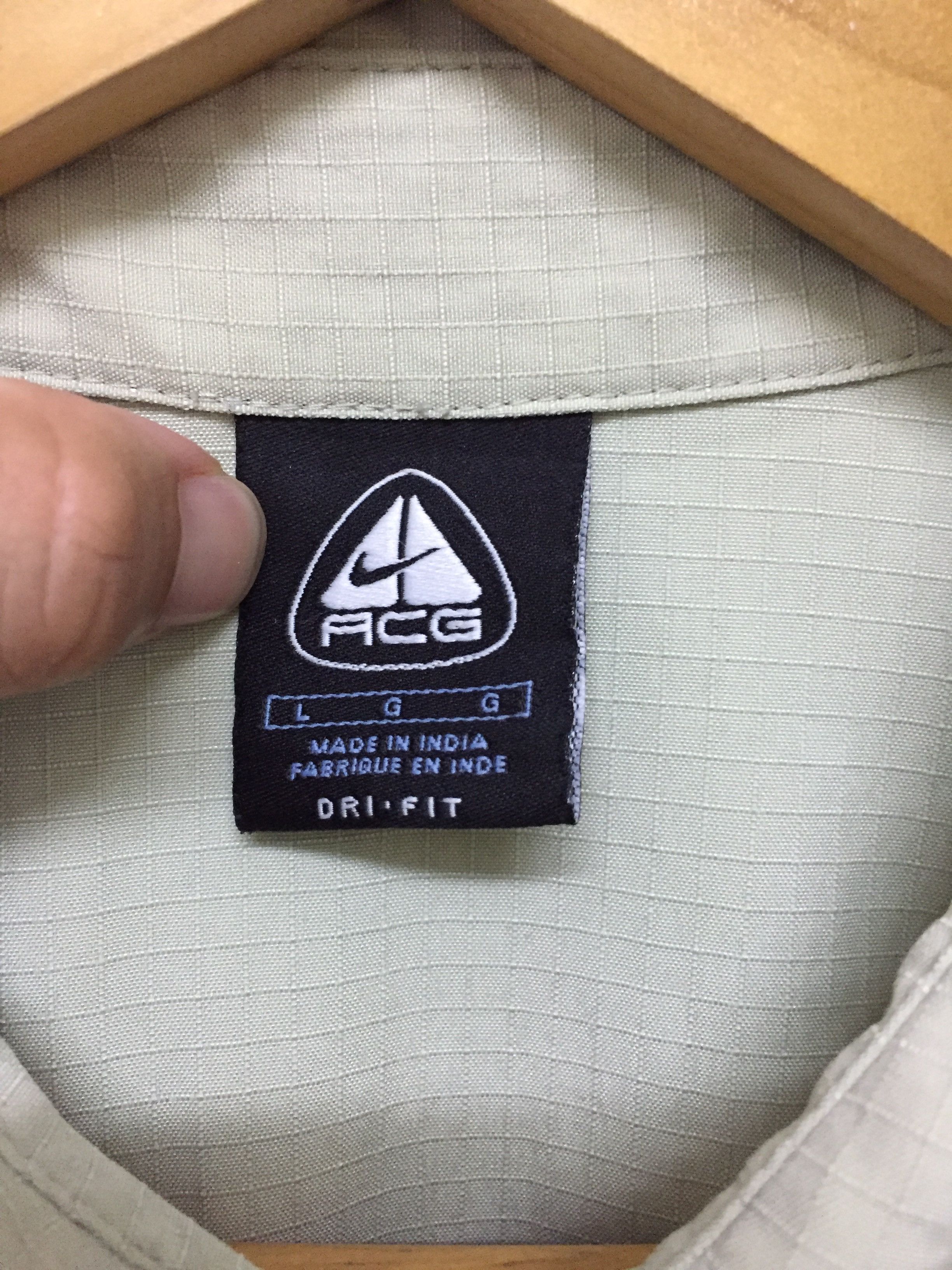 Nike × Nike ACG 90's NIKE ACG Vertical pocket dry fit shirt Size US M / EU 48-50 / 2 - 9 Thumbnail