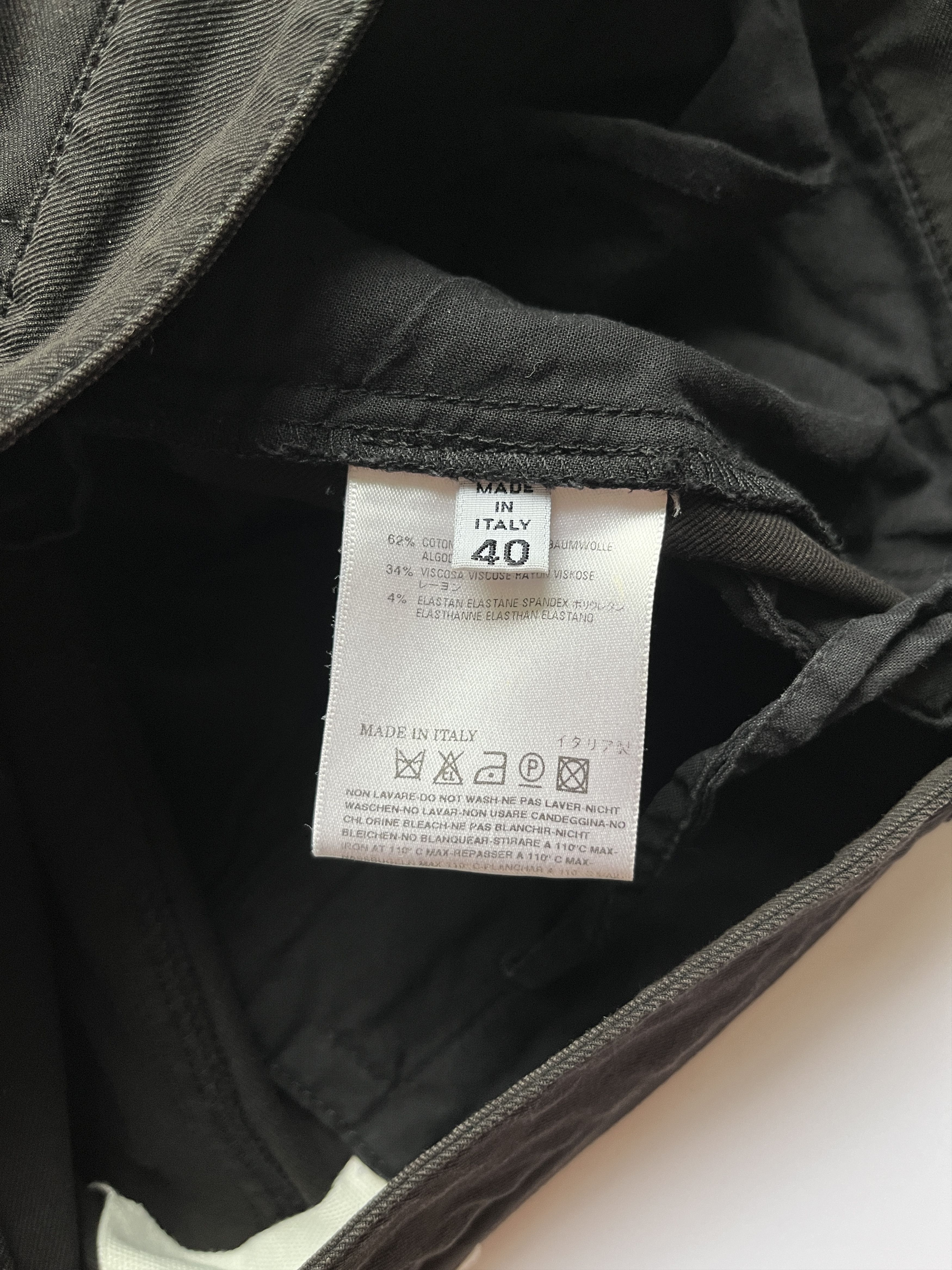 Maison Margiela ⚡️QUICK SALE⚡️2008 Maison Margiela Black Pants Trousers Size 30" / US 8 / IT 44 - 4 Thumbnail