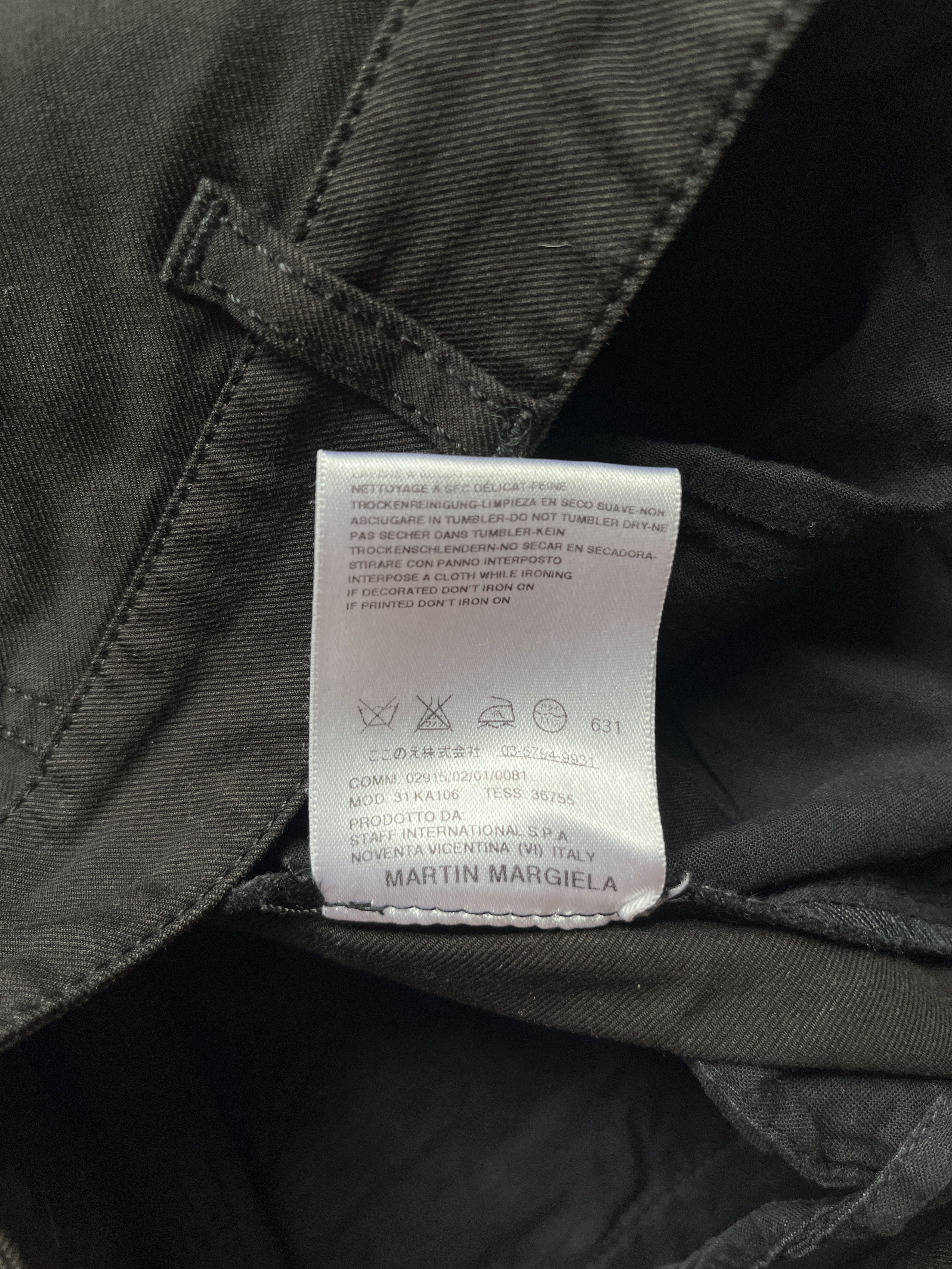 Maison Margiela ⚡️QUICK SALE⚡️2008 Maison Margiela Black Pants Trousers Size 30" / US 8 / IT 44 - 5 Thumbnail