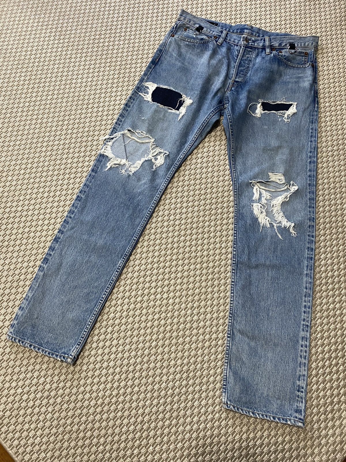 image of Takahiromiyashita The Soloist The Soloist Mine Denim 20Aw in Blue, Men's (Size 34)