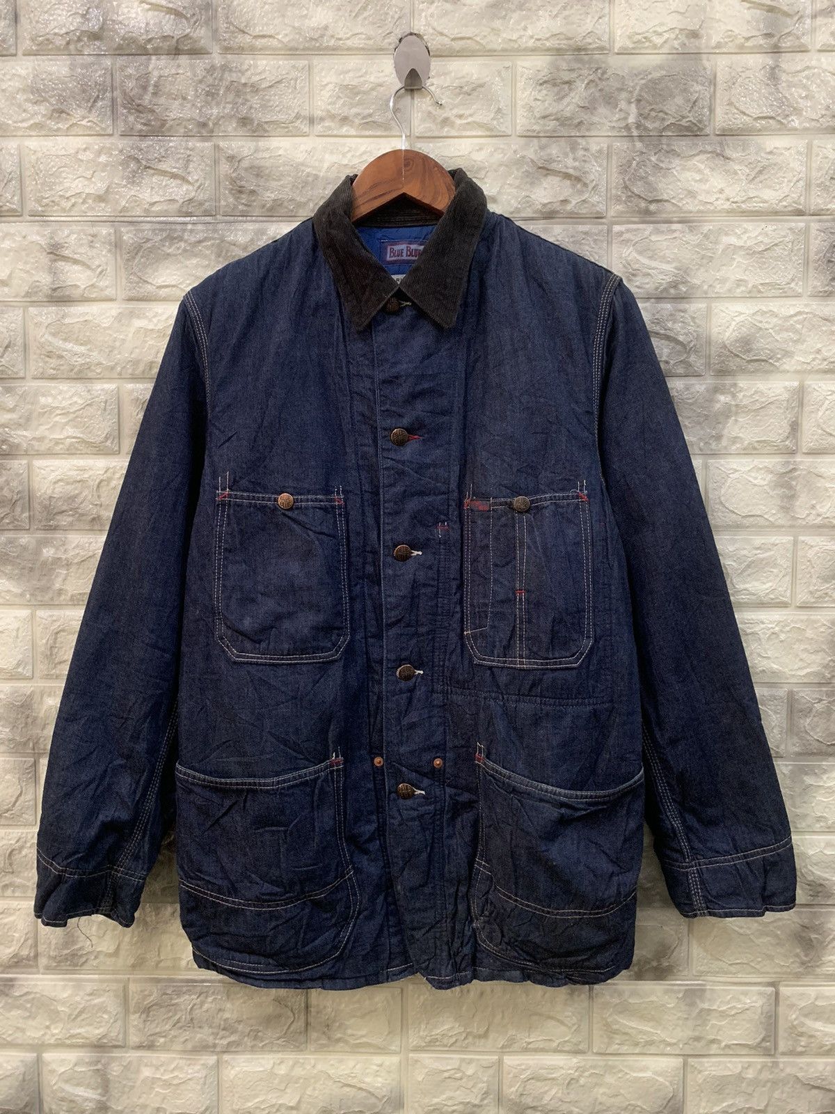 Blue Blue Japan Vintage Blue Blue Arigato Denim Jacket Size US S / EU 44-46 / 1 - 1 Thumbnail