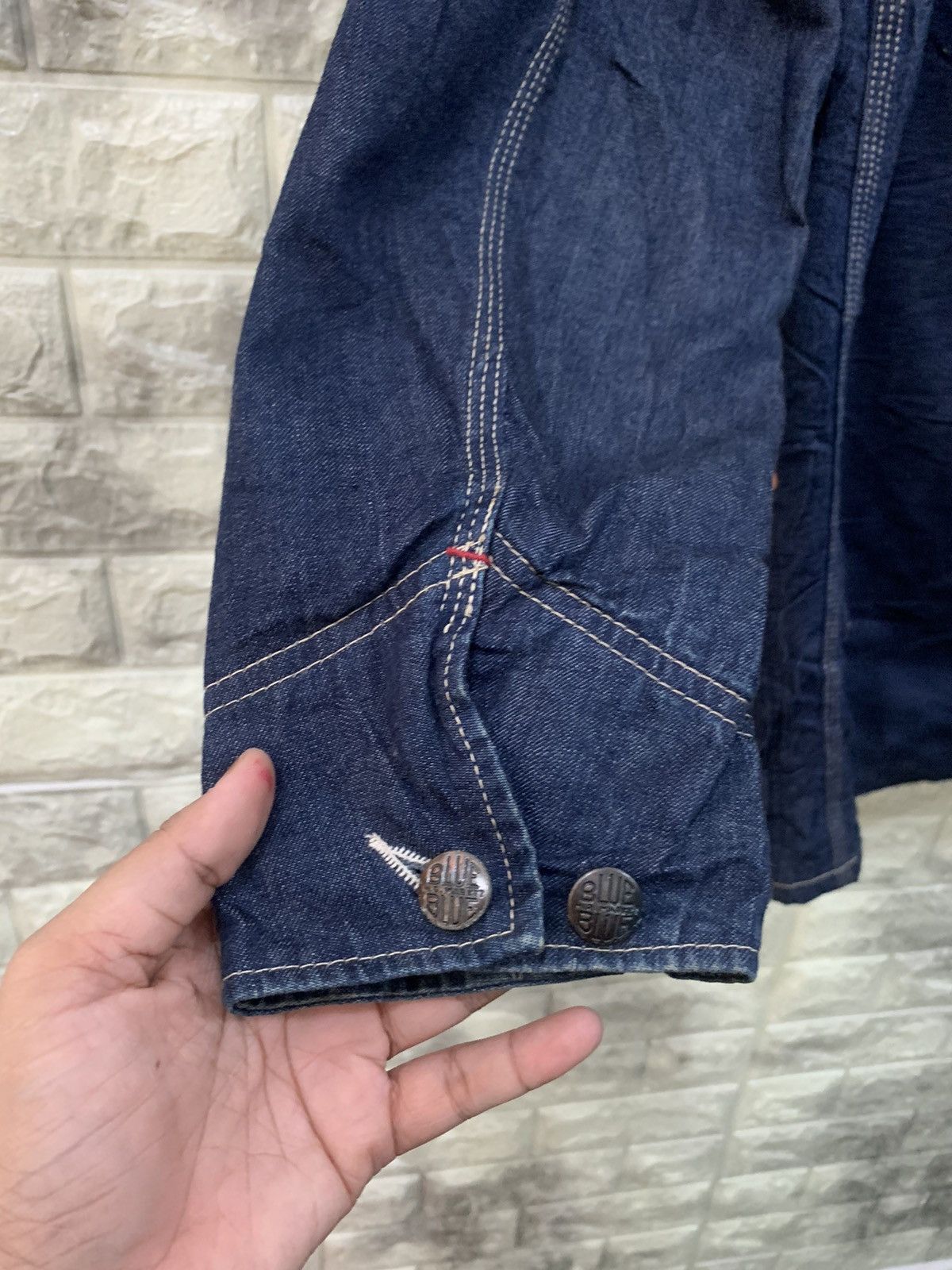 Blue Blue Japan Vintage Blue Blue Arigato Denim Jacket Size US S / EU 44-46 / 1 - 6 Thumbnail