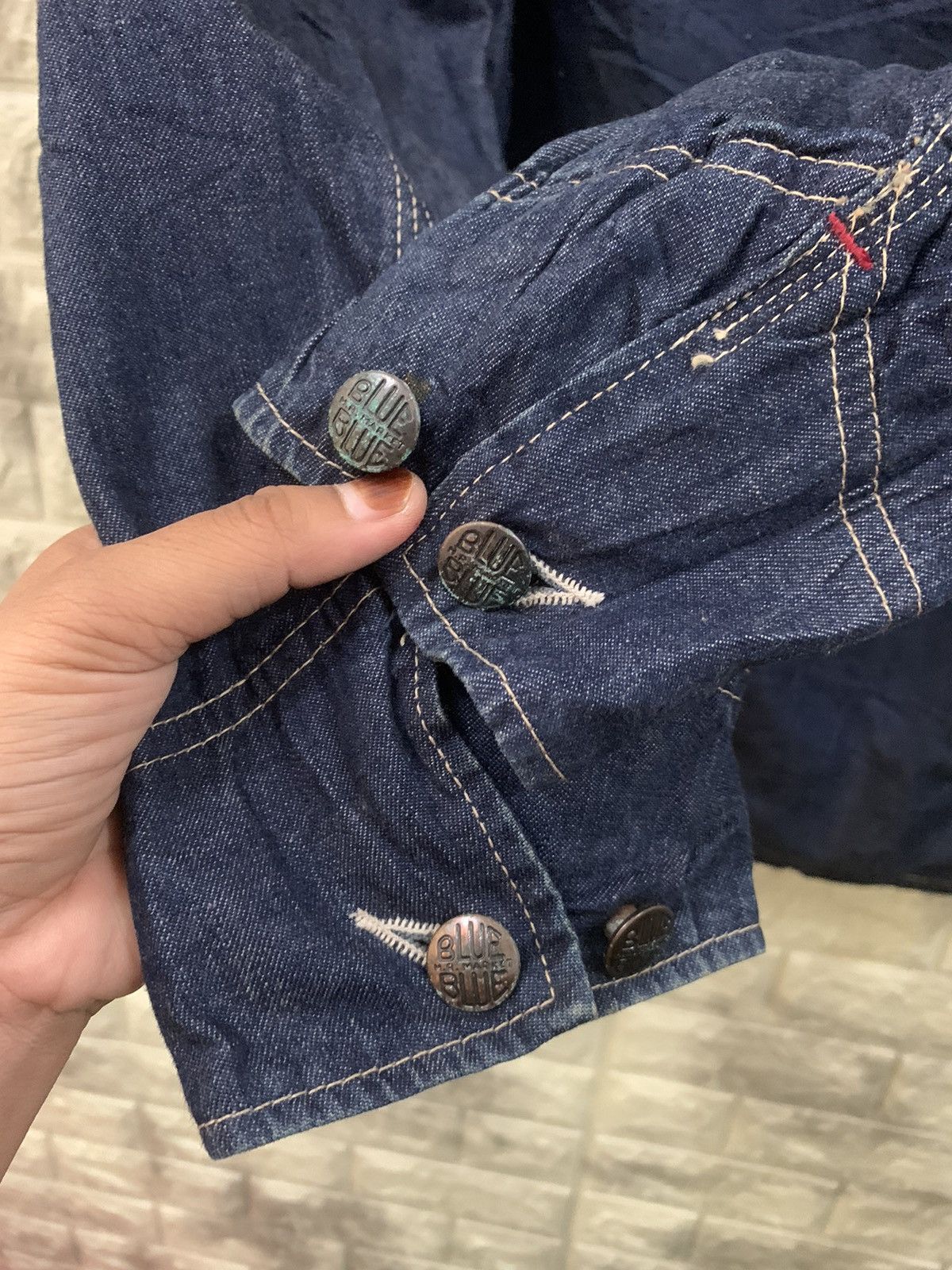 Blue Blue Japan Vintage Blue Blue Arigato Denim Jacket Size US S / EU 44-46 / 1 - 5 Thumbnail