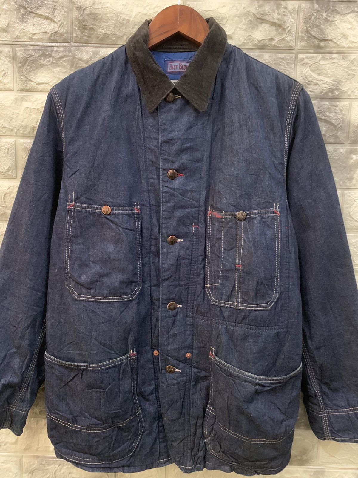 Blue Blue Japan Vintage Blue Blue Arigato Denim Jacket Size US S / EU 44-46 / 1 - 2 Thumbnail