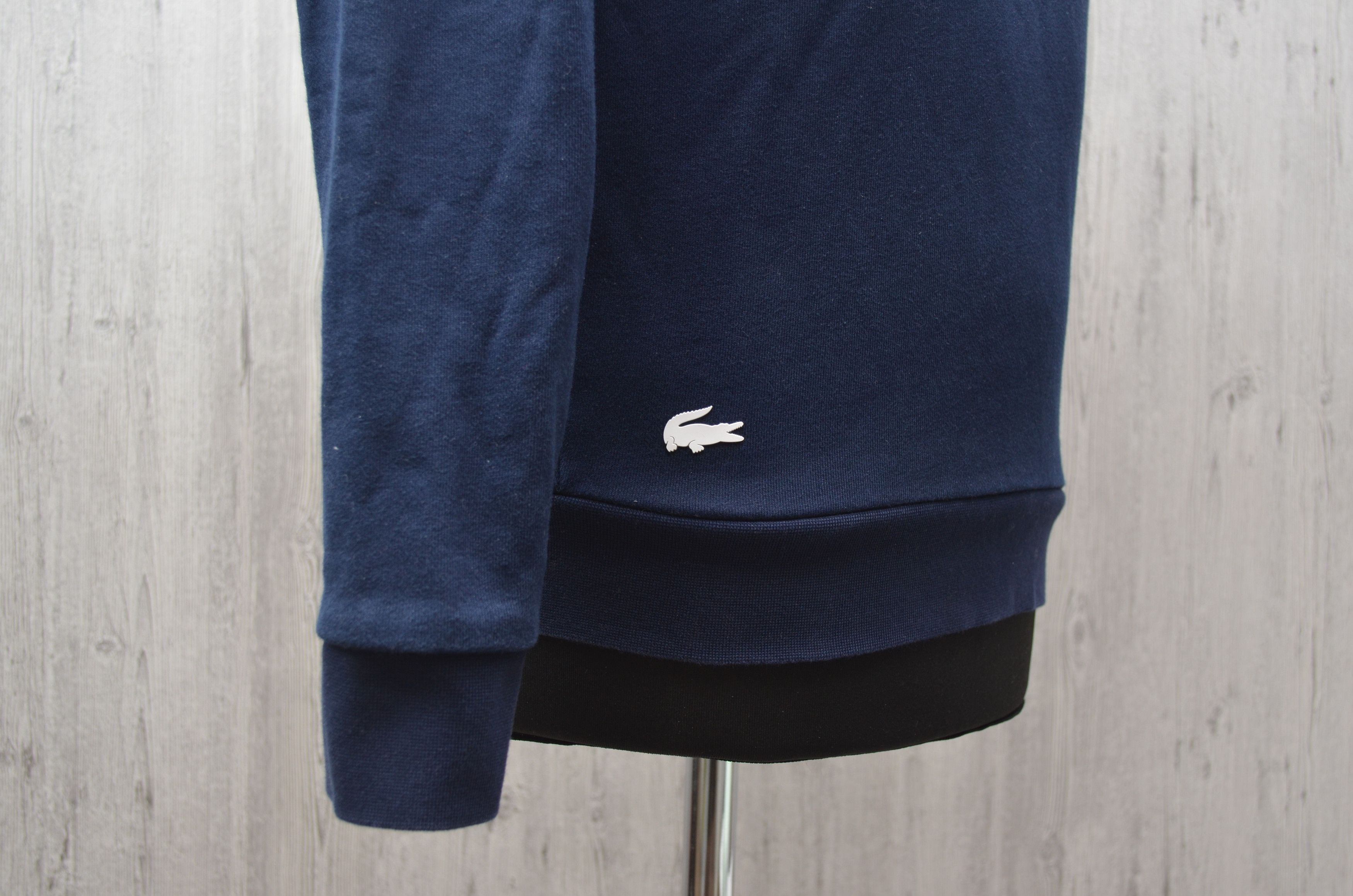 Lacoste Lacoste Box Logo Sweatshirt Navy Size S Small RRP $195 Size US S / EU 44-46 / 1 - 11 Thumbnail