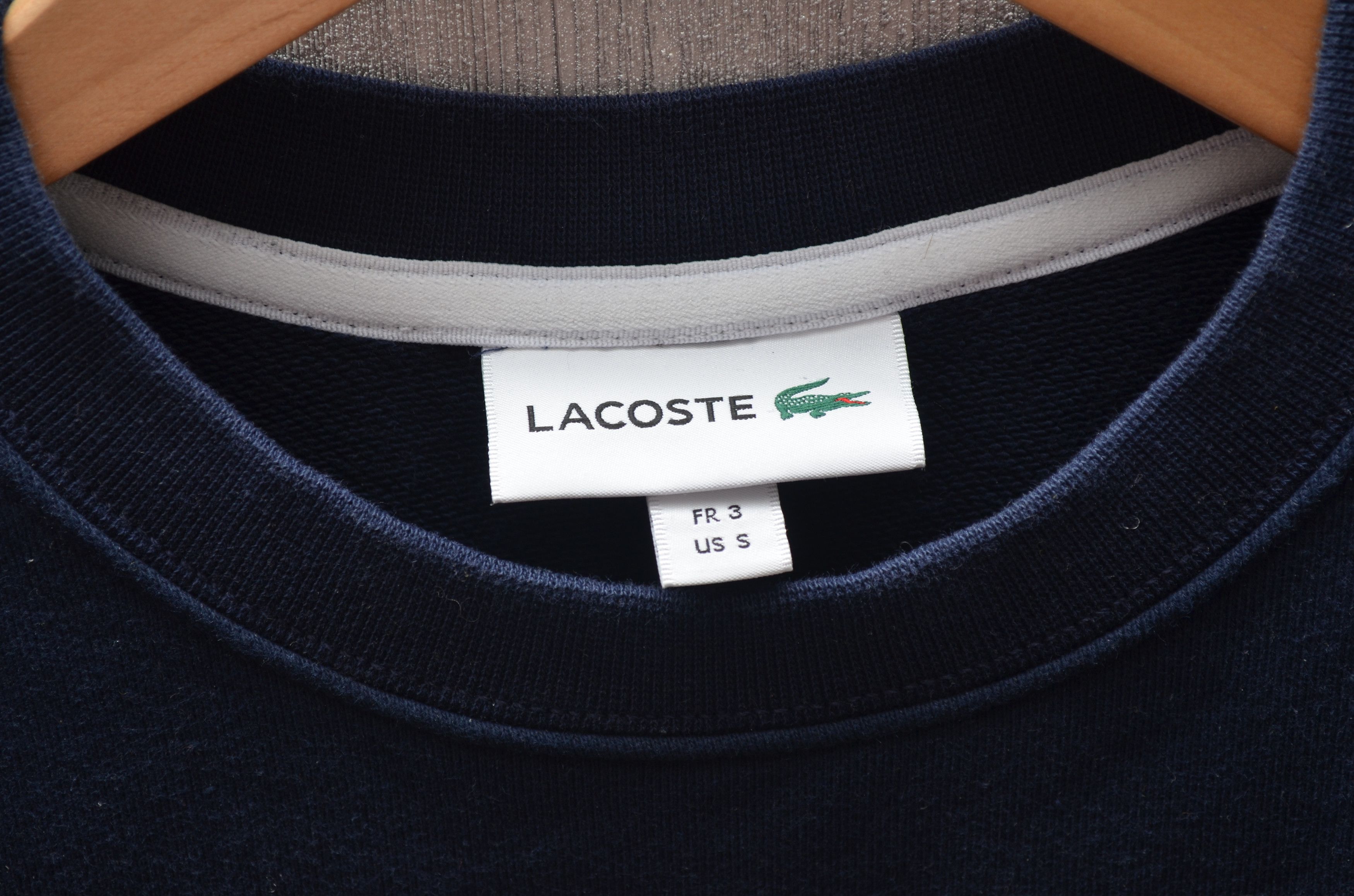 Lacoste Lacoste Box Logo Sweatshirt Navy Size S Small RRP $195 Size US S / EU 44-46 / 1 - 15 Thumbnail