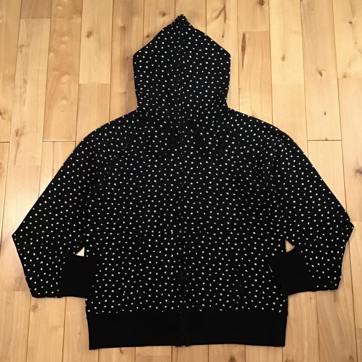 image of Bape Star Full Zip Hoodie Black A Bathing Ape Bape Sta Nigo, Men's (Size Medium)