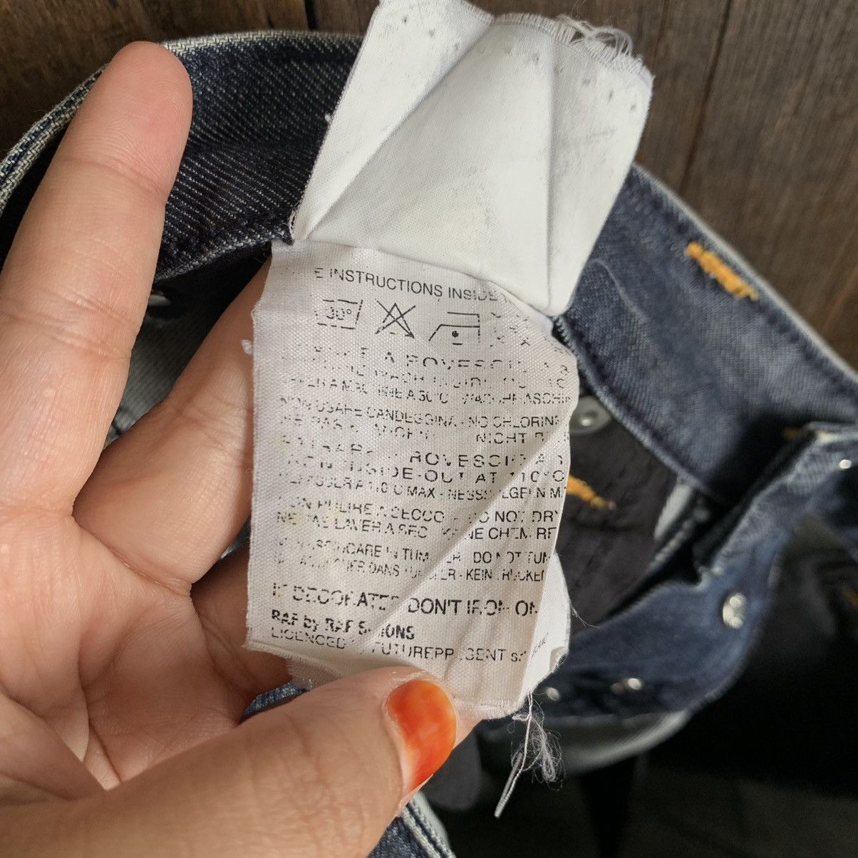 Raf by Raf Simons Raf By Raf Simons Denim Jeans Size US 32 / EU 48 - 7 Thumbnail
