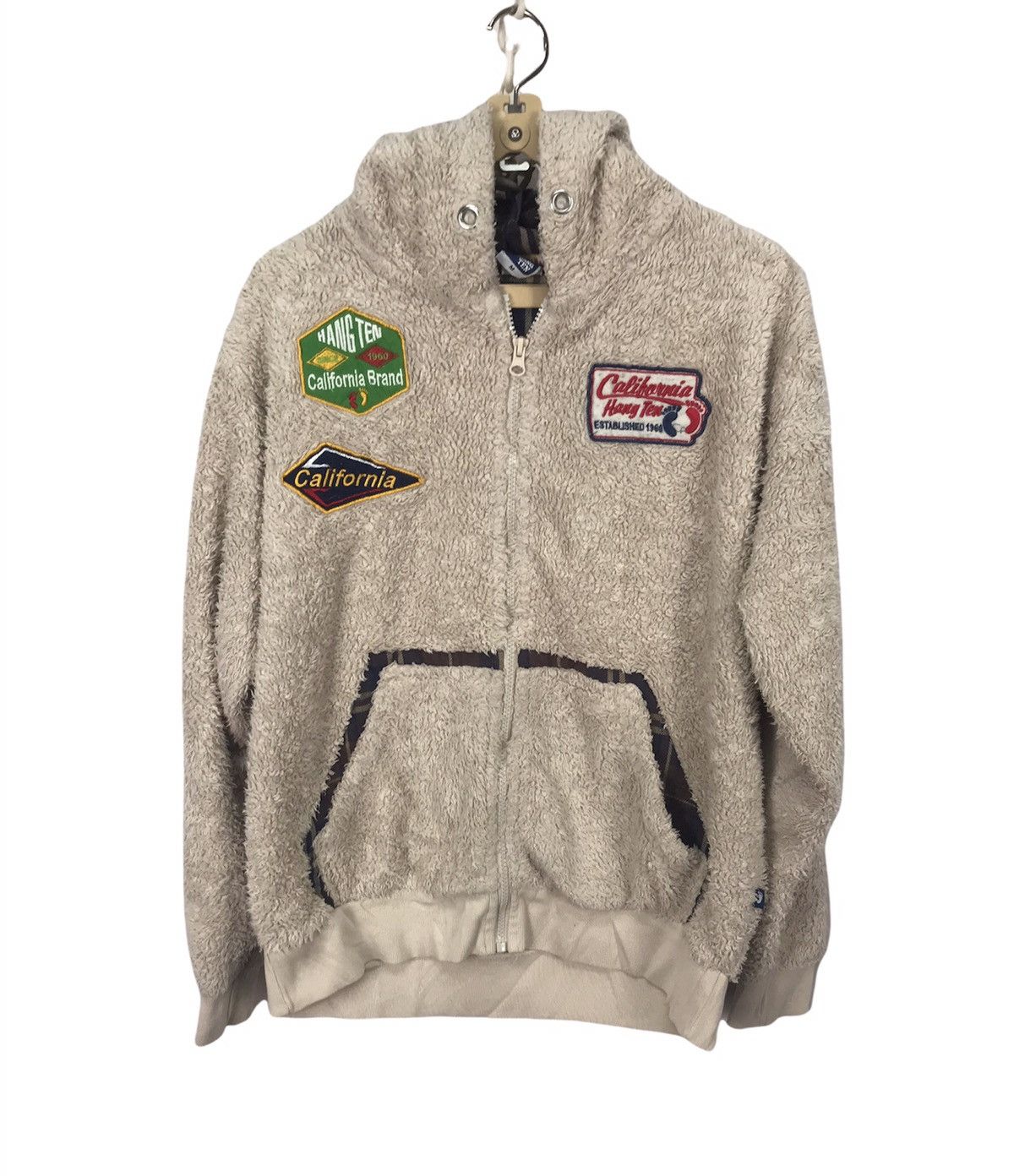 image of Hang Ten Fleece Zipper Hoodie, Men's (Size Medium)