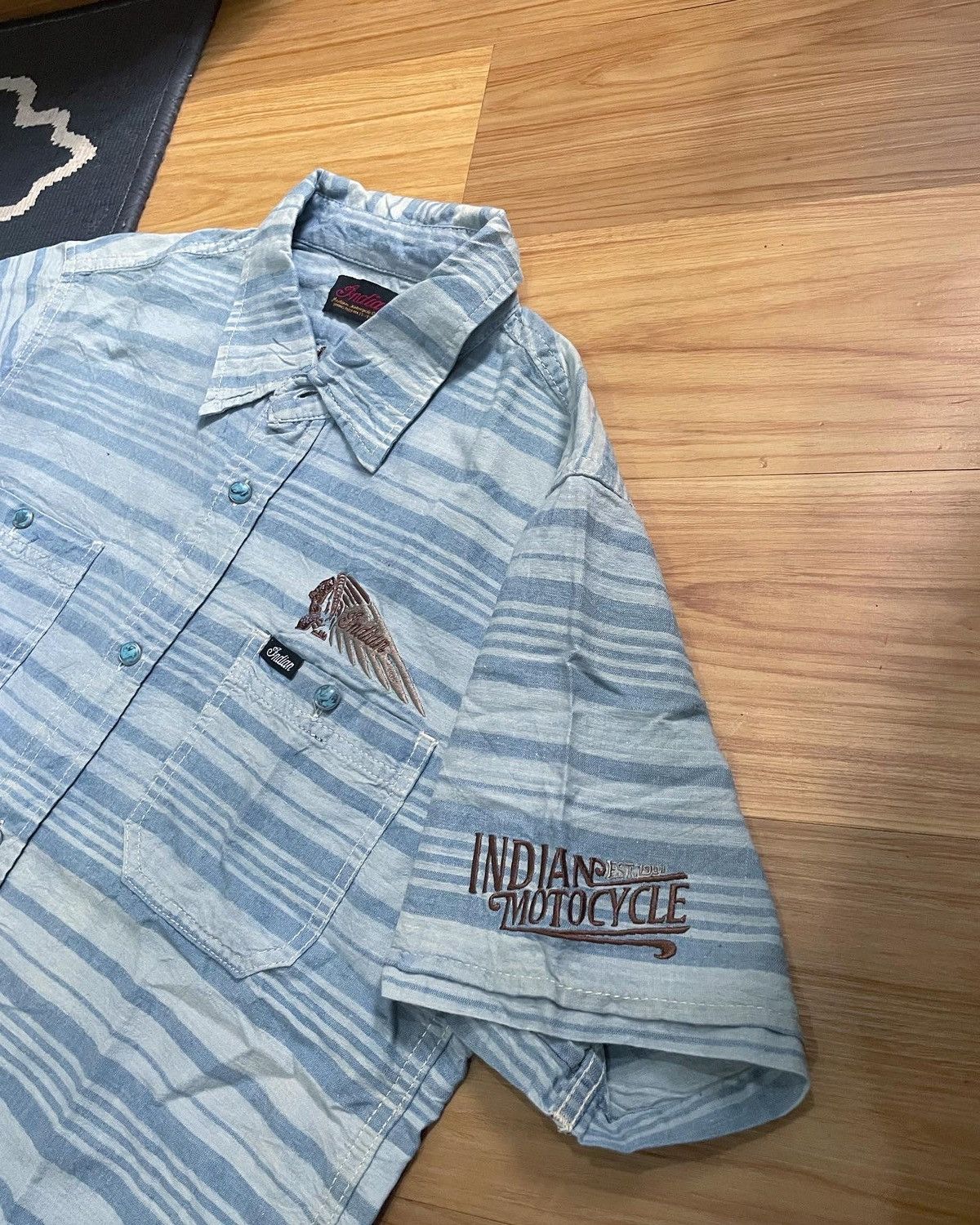 Indian Motorcycle Vintage Indians Motorcycle Shirt Size US L / EU 52-54 / 3 - 3 Thumbnail