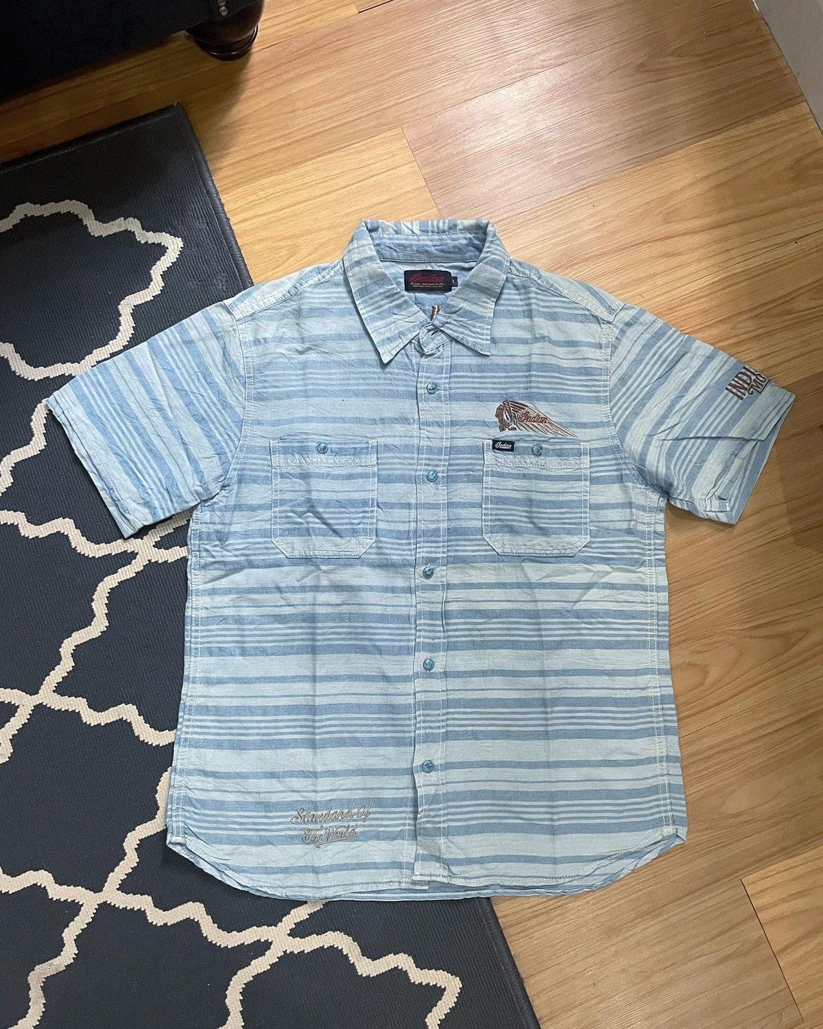 Indian Motorcycle Vintage Indians Motorcycle Shirt Size US L / EU 52-54 / 3 - 1 Thumbnail