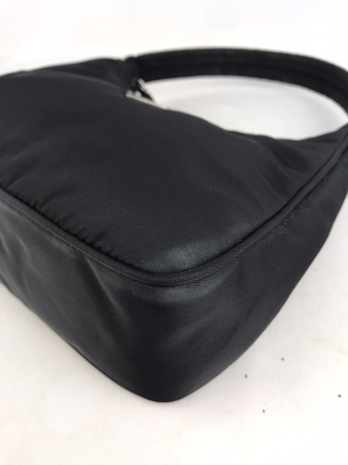 Prada 🔥Hot 🔥Authentic Vintage Prada Nylon Hobo Black Size ONE SIZE - 10 Thumbnail