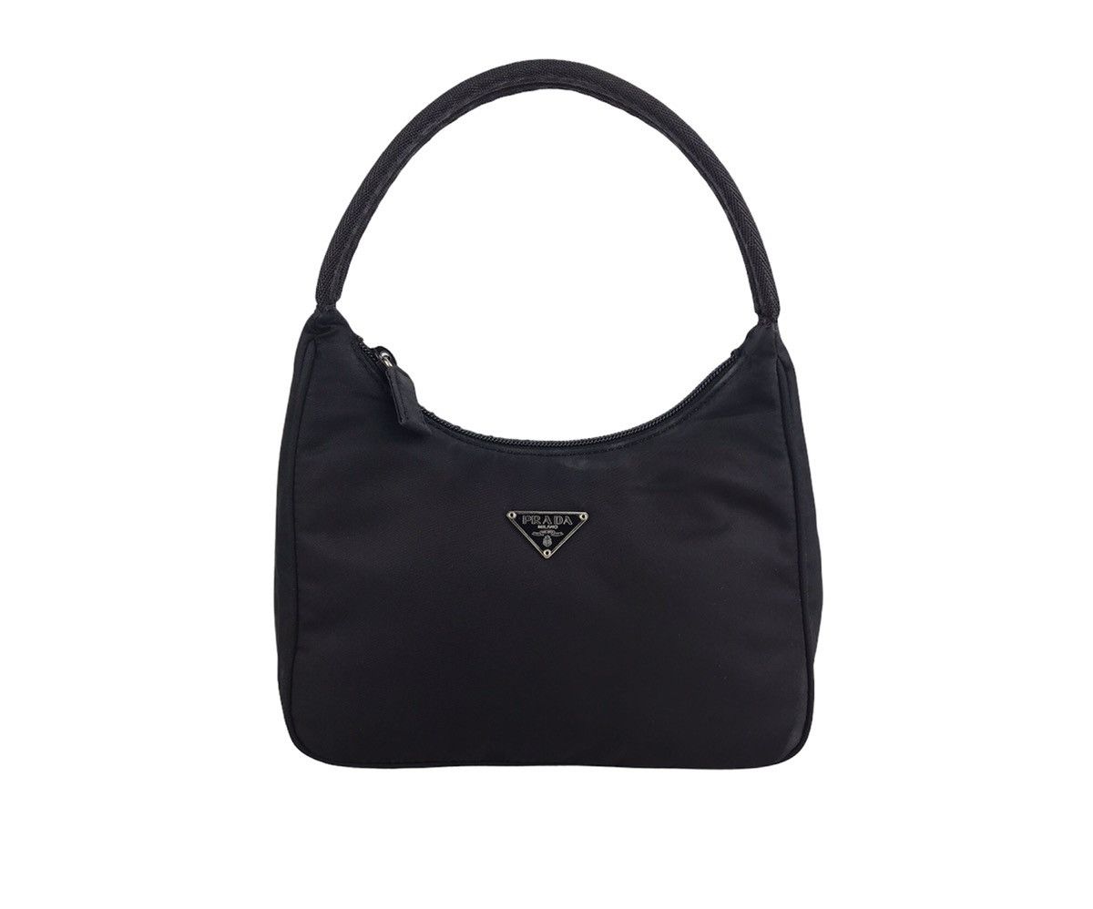 Prada 🔥Hot 🔥Authentic Vintage Prada Nylon Hobo Black Size ONE SIZE - 2 Thumbnail