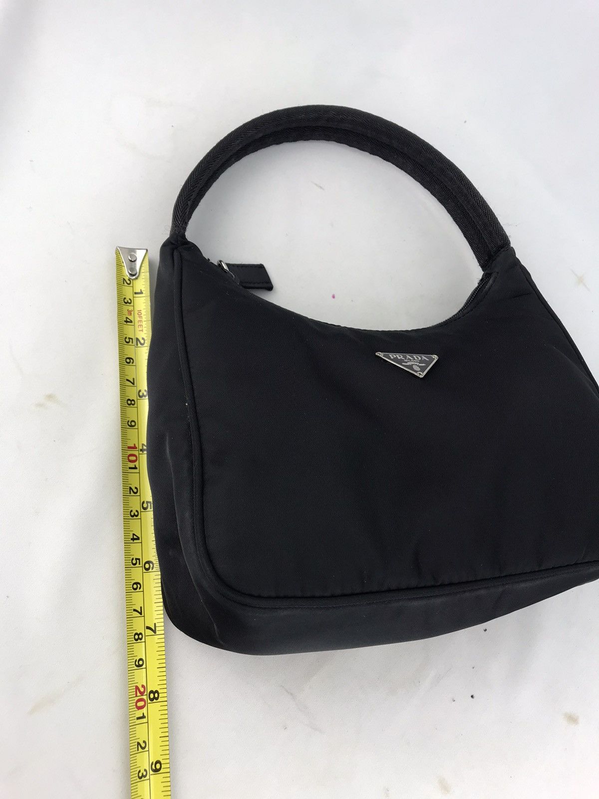 Prada 🔥Hot 🔥Authentic Vintage Prada Nylon Hobo Black Size ONE SIZE - 19 Thumbnail