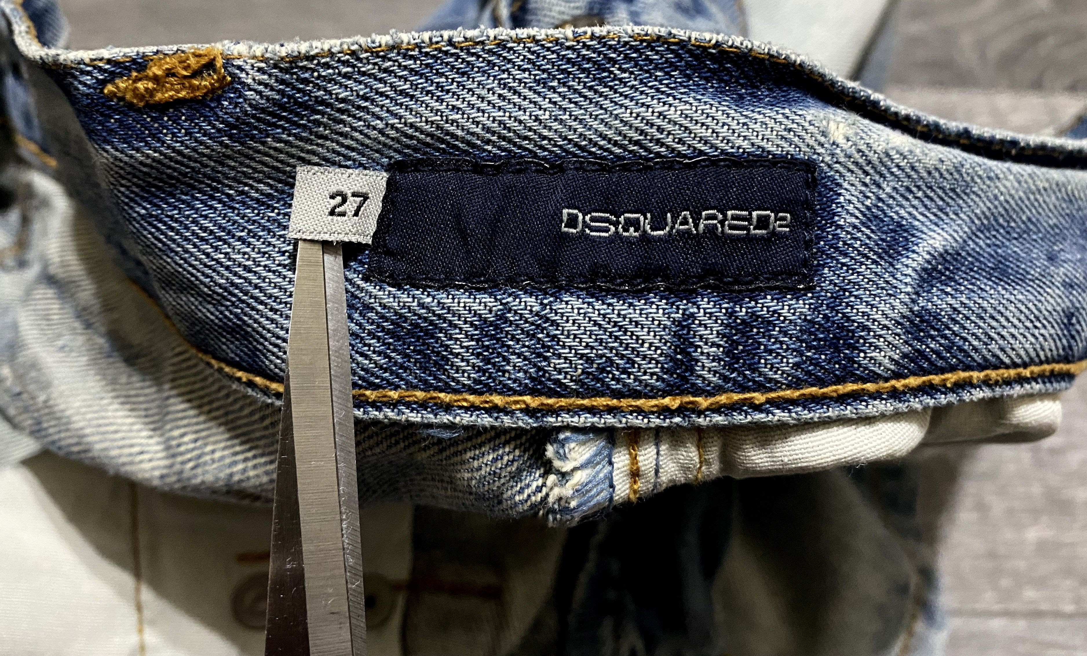 Dsquared2 Women's Dsquared2 Vintage Faith Patchwork Denim Skirt Size 27" / US 4 / IT 40 - 17 Thumbnail
