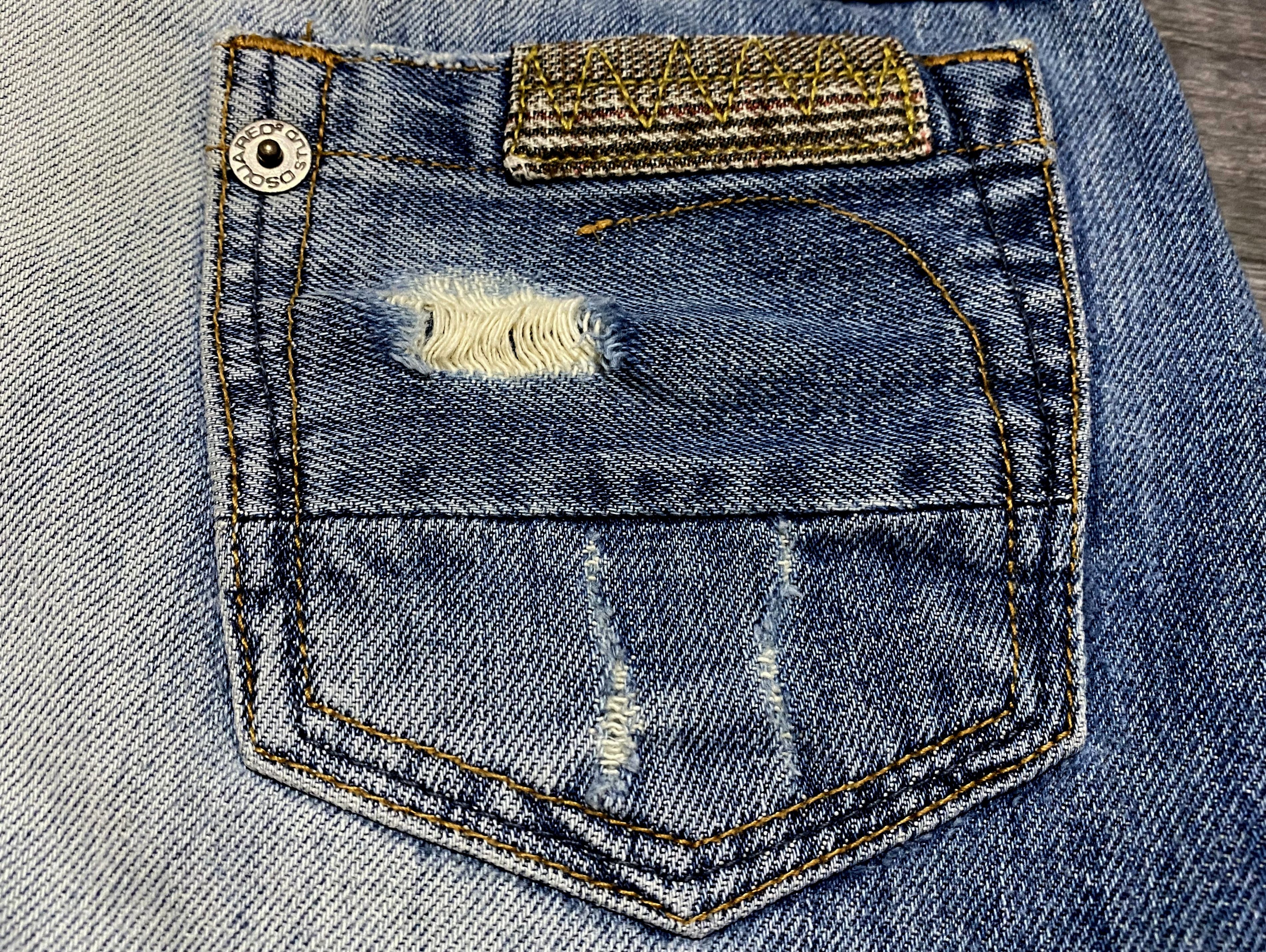 Dsquared2 Women's Dsquared2 Vintage Faith Patchwork Denim Skirt Size 27" / US 4 / IT 40 - 7 Thumbnail