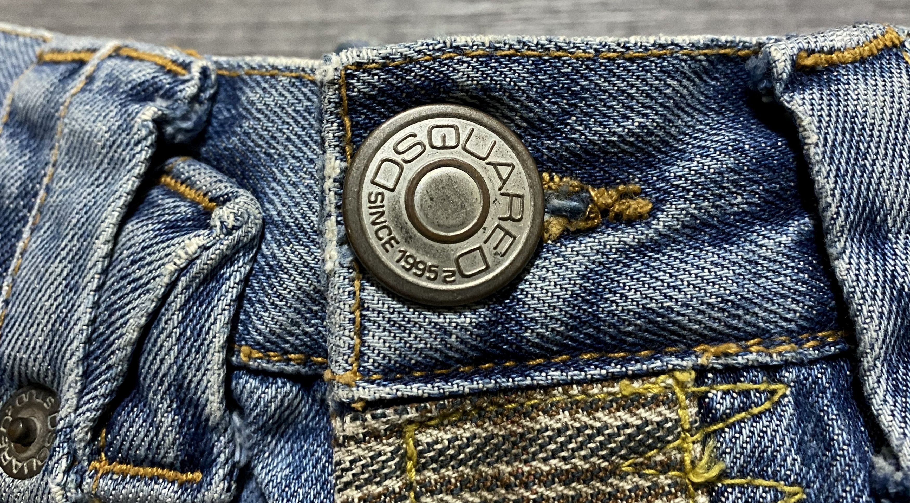 Dsquared2 Women's Dsquared2 Vintage Faith Patchwork Denim Skirt Size 27" / US 4 / IT 40 - 12 Thumbnail