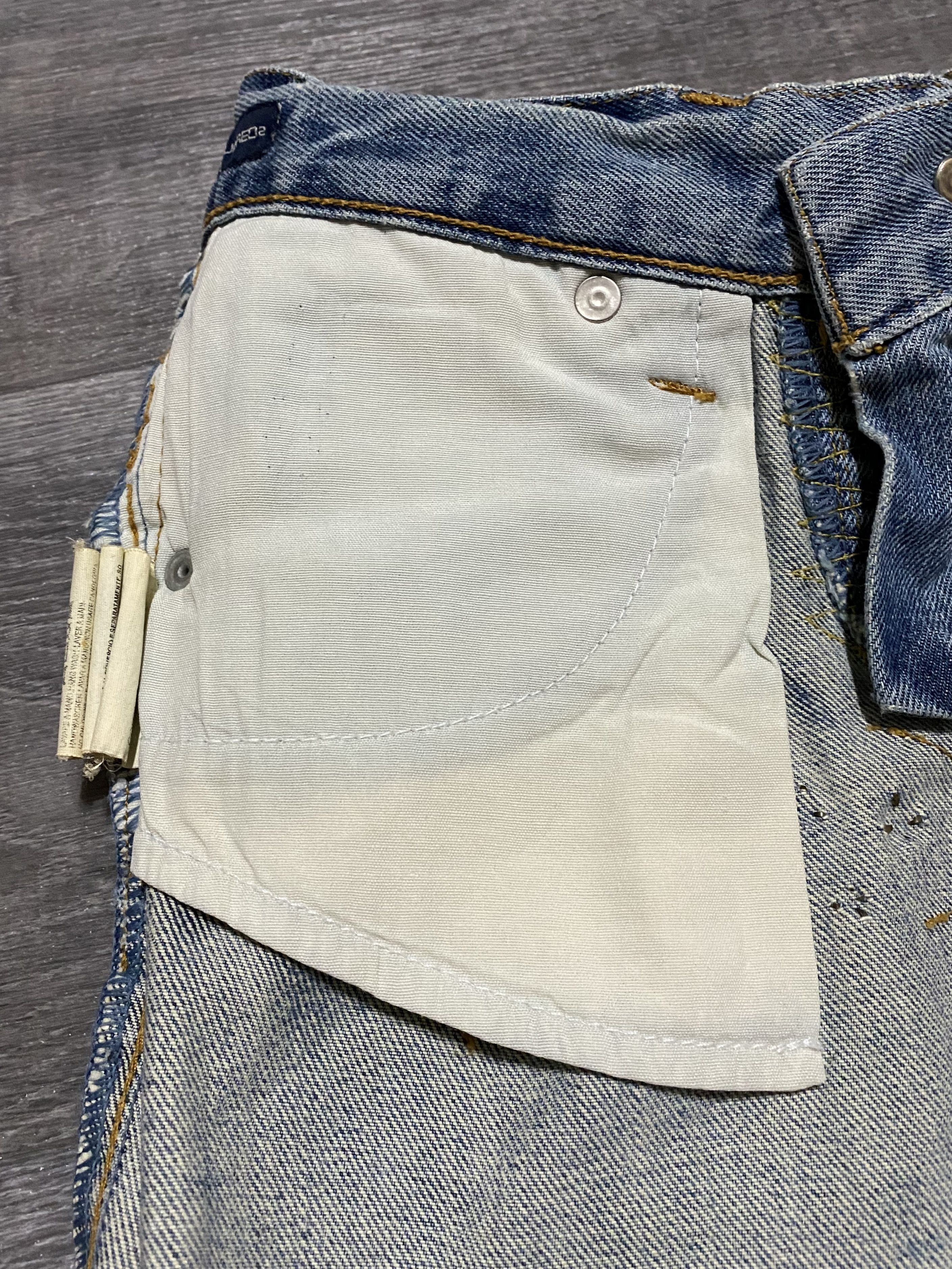 Dsquared2 Women's Dsquared2 Vintage Faith Patchwork Denim Skirt Size 27" / US 4 / IT 40 - 15 Thumbnail