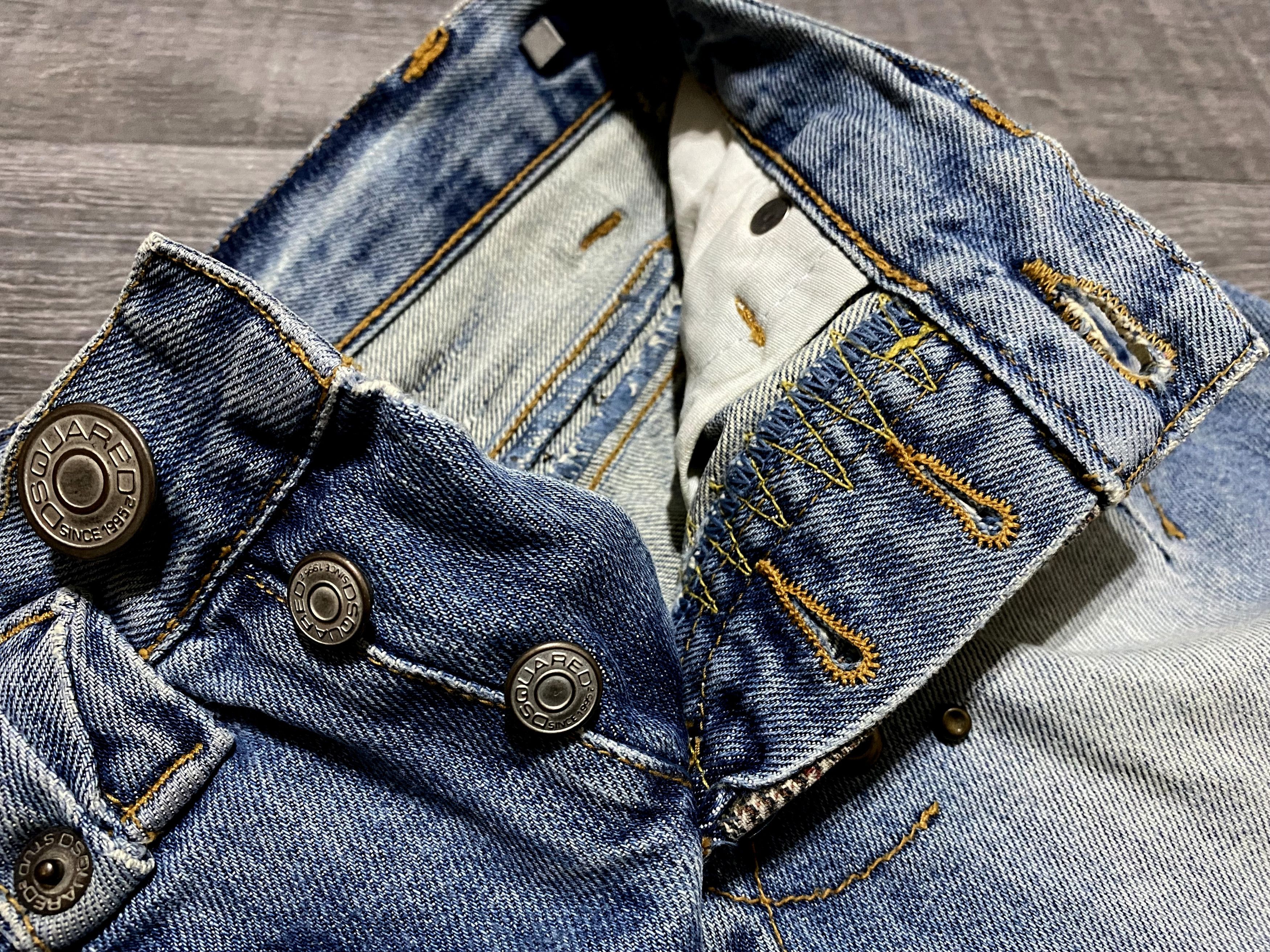 Dsquared2 Women's Dsquared2 Vintage Faith Patchwork Denim Skirt Size 27" / US 4 / IT 40 - 13 Thumbnail