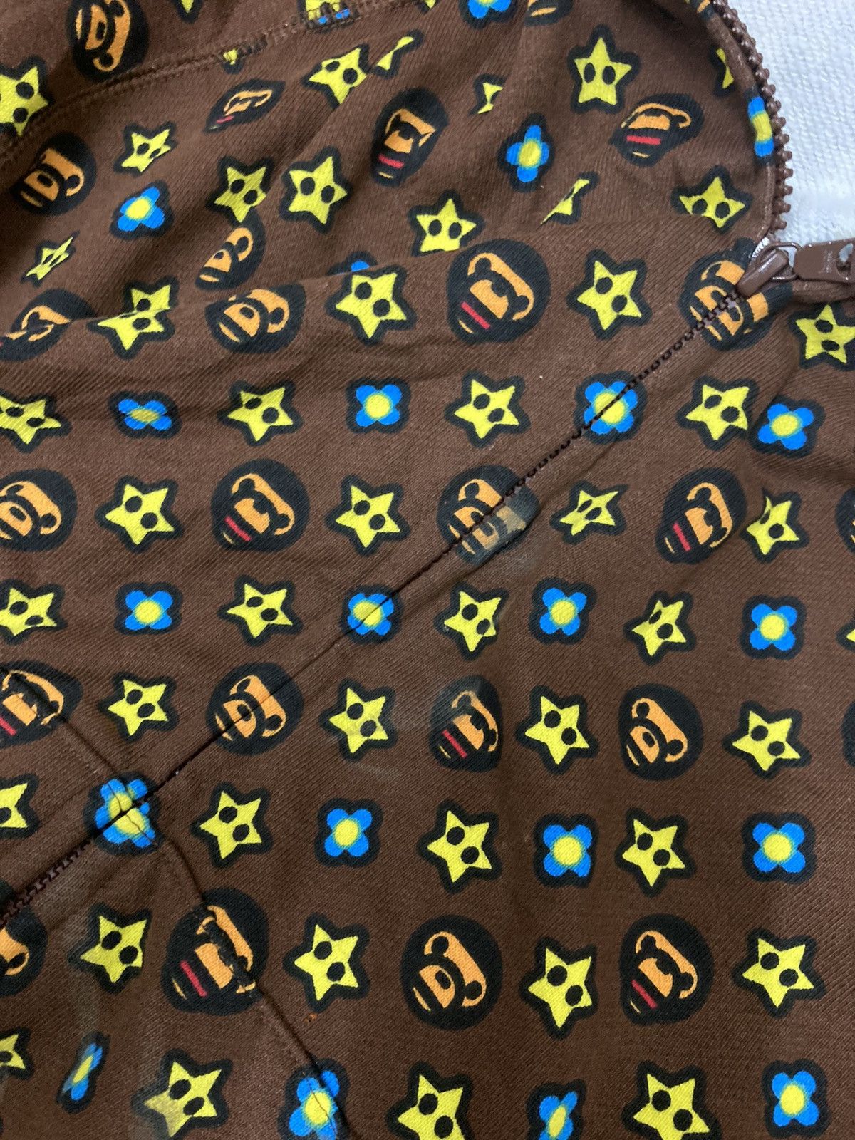 Bape BABY MILO MONOGRAM FULL ZIP HOODIE Size US L / EU 52-54 / 3 - 4 Thumbnail