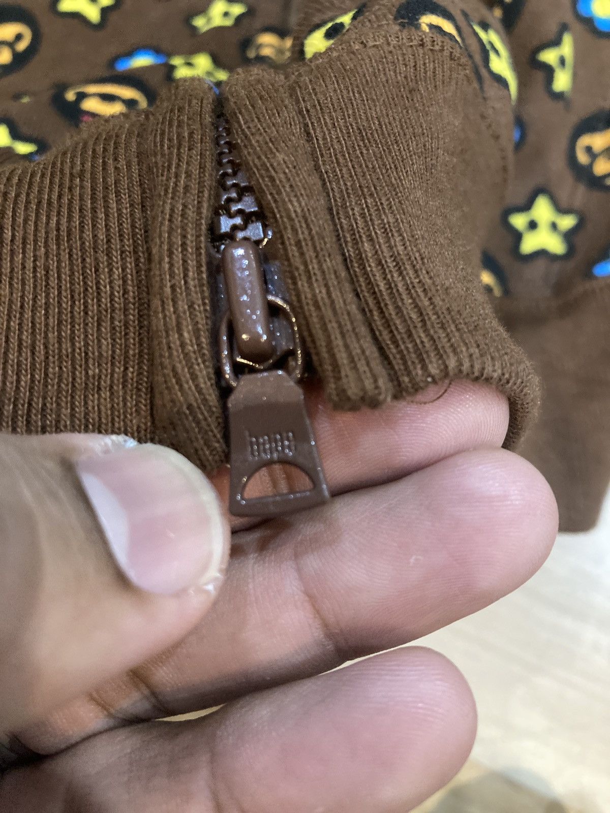 Bape BABY MILO MONOGRAM FULL ZIP HOODIE Size US L / EU 52-54 / 3 - 17 Thumbnail