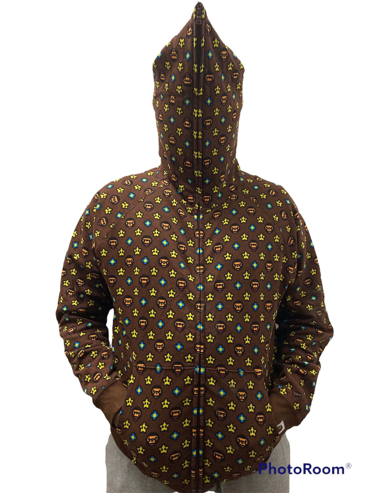 Bape BABY MILO MONOGRAM FULL ZIP HOODIE Size US L / EU 52-54 / 3 - 1 Thumbnail