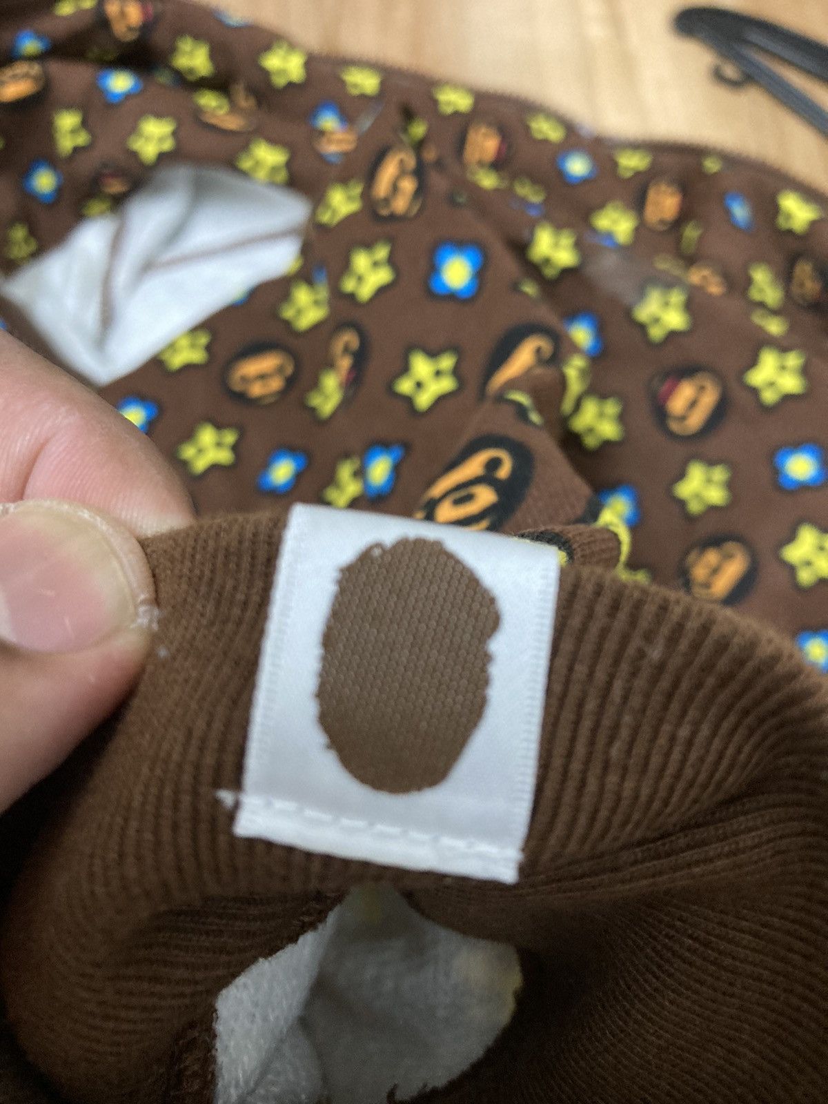 Bape BABY MILO MONOGRAM FULL ZIP HOODIE Size US L / EU 52-54 / 3 - 9 Thumbnail