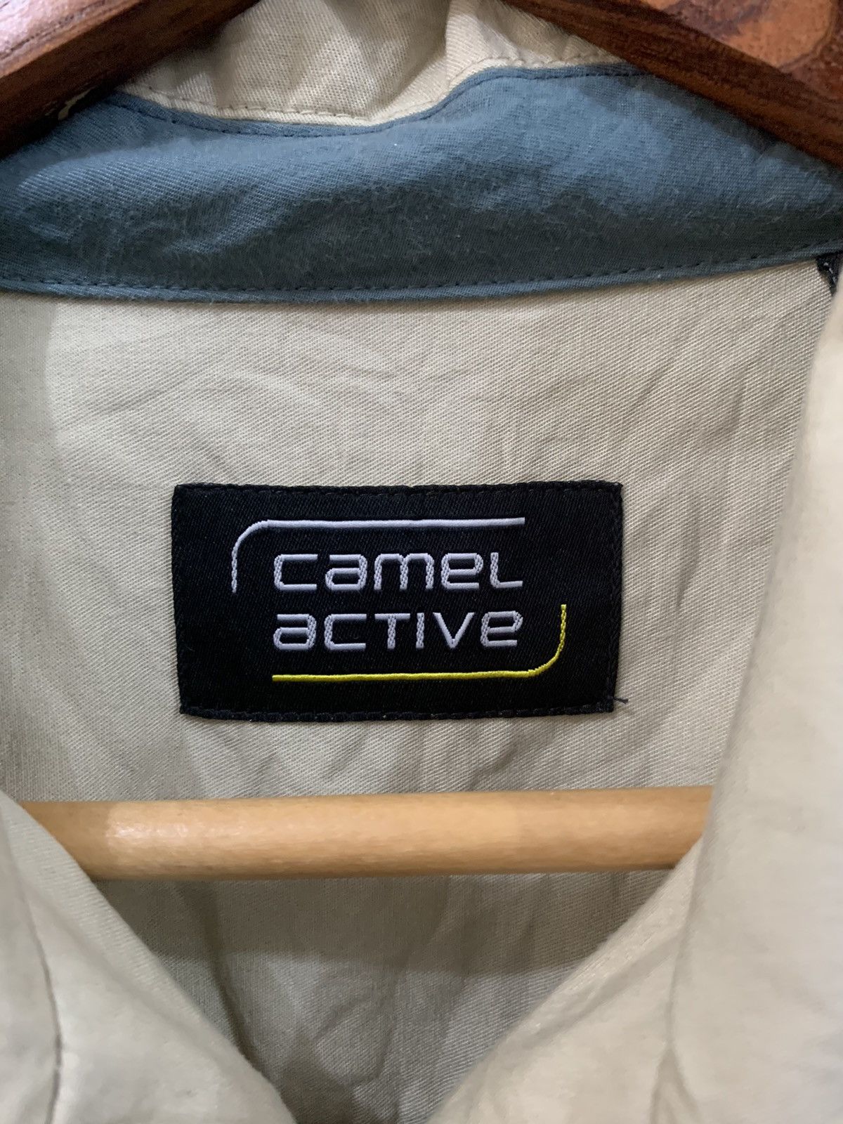 Camel × Vintage × camel active Vintage Camel Active Zipper Shirt Size US L / EU 52-54 / 3 - 13 Thumbnail
