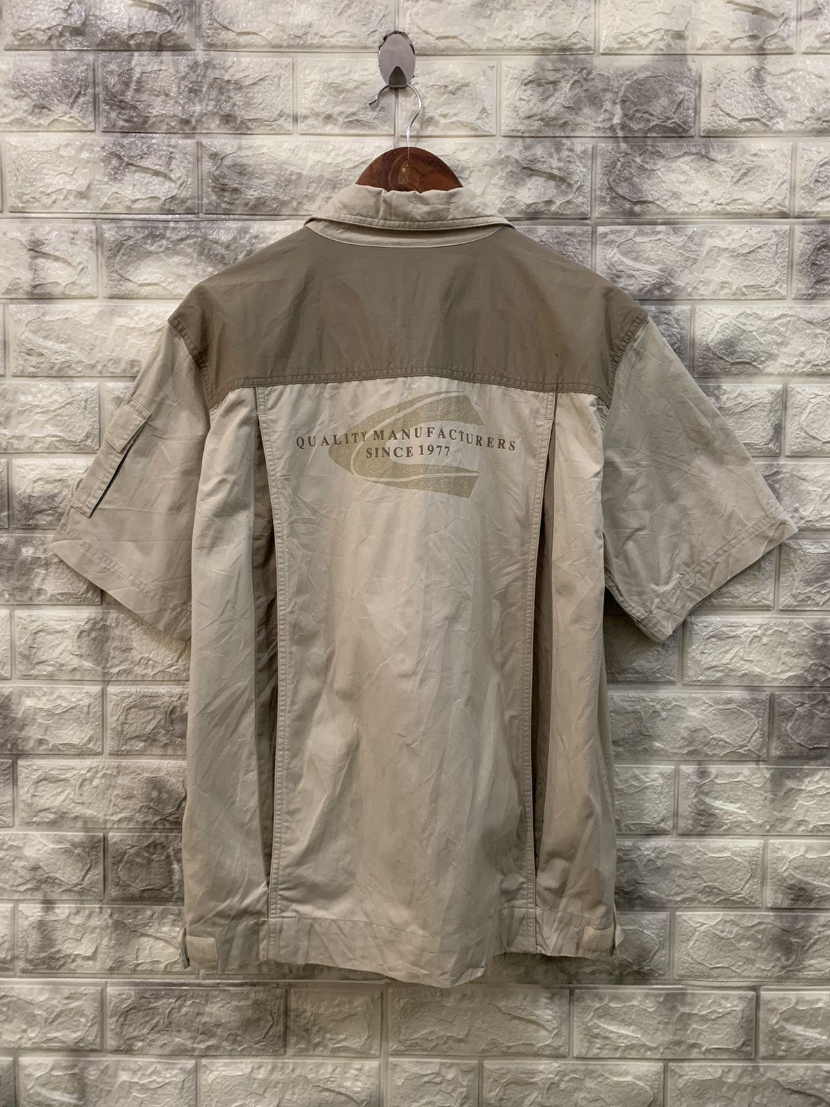 Camel × Vintage × camel active Vintage Camel Active Zipper Shirt Size US L / EU 52-54 / 3 - 7 Thumbnail