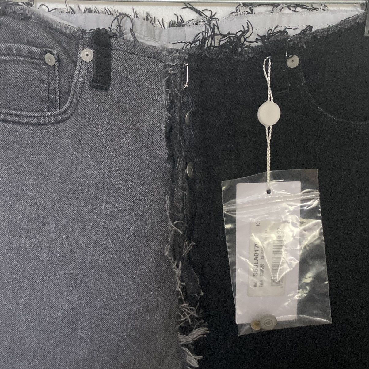 Maison Margiela New Maison Margiela Raw Detail Two Tone Jeans Size 32 Size US 32 / EU 48 - 4 Thumbnail