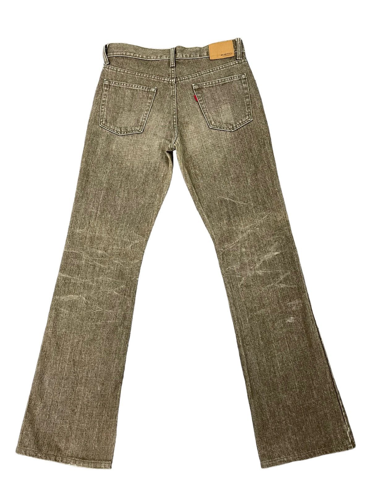 Japanese Brand Flare Jeans Bobson Japan Distress Denim Boot Cut 5🟦1 Size US 31 - 11 Thumbnail