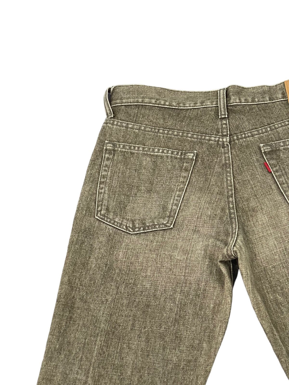Japanese Brand Flare Jeans Bobson Japan Distress Denim Boot Cut 5🟦1 Size US 31 - 18 Thumbnail