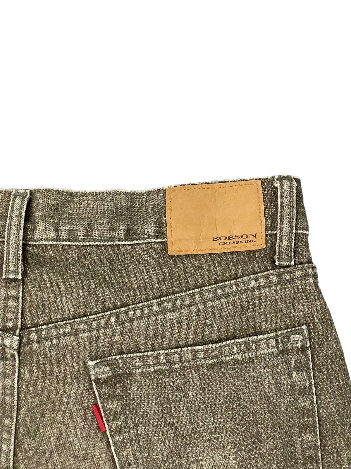 Japanese Brand Flare Jeans Bobson Japan Distress Denim Boot Cut 5🟦1 Size US 31 - 20 Thumbnail