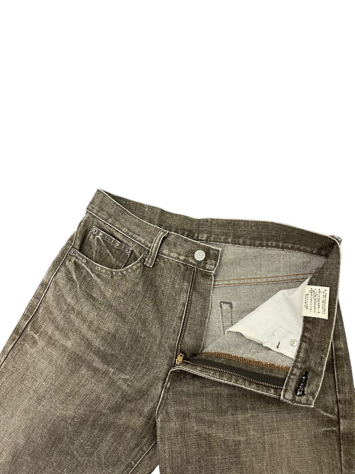 Japanese Brand Flare Jeans Bobson Japan Distress Denim Boot Cut 5🟦1 Size US 31 - 10 Thumbnail