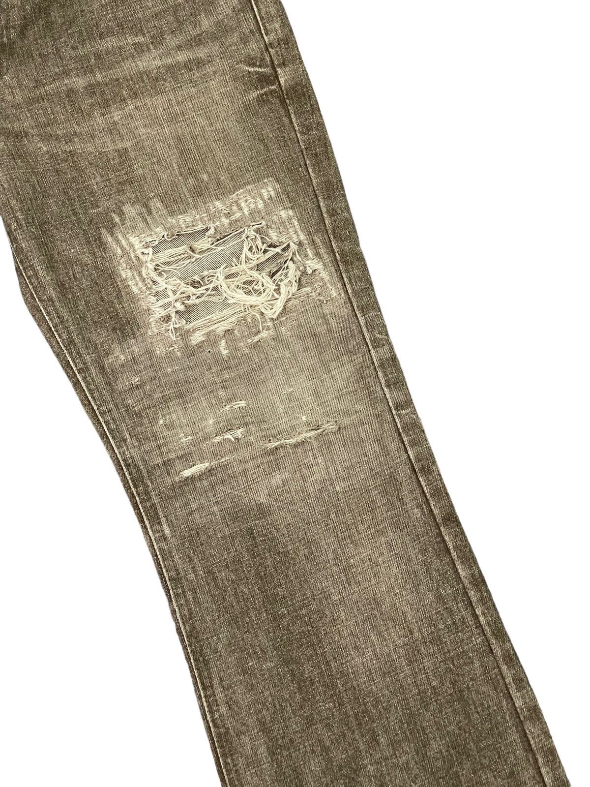 Japanese Brand Flare Jeans Bobson Japan Distress Denim Boot Cut 5🟦1 Size US 31 - 7 Thumbnail