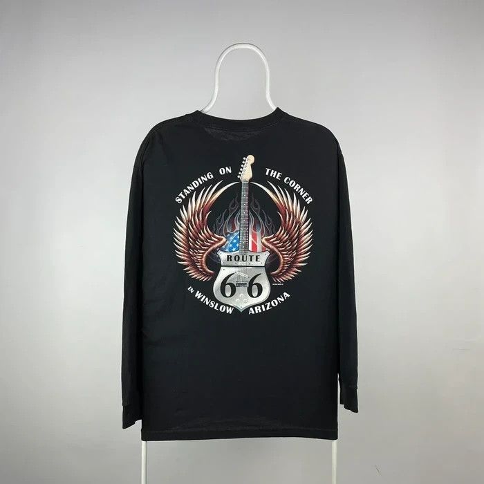Band Tees Guitar standing on the corner long sleeve rock size Large Size US L / EU 52-54 / 3 - 1 Thumbnail