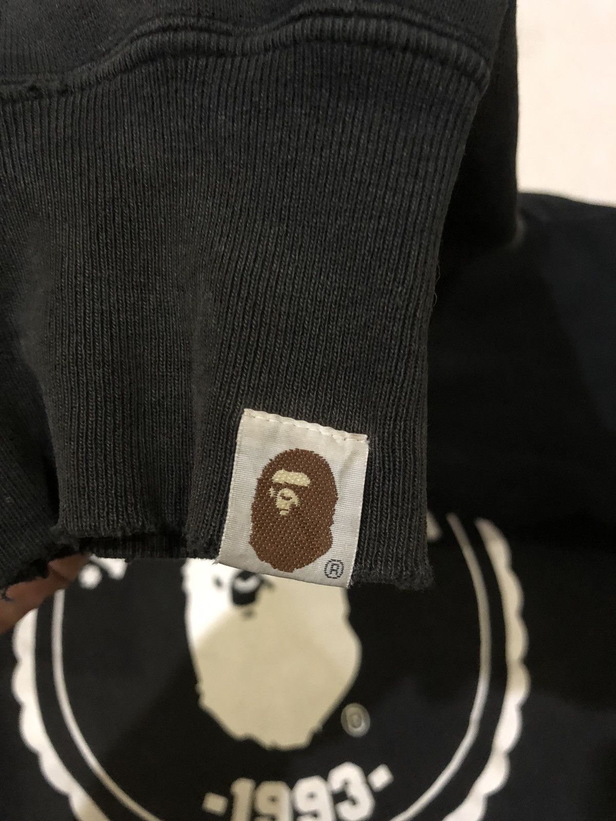 Bape Vintage A Bathing Ape 1993 hoodie sun faded colour Size US L / EU 52-54 / 3 - 12 Thumbnail
