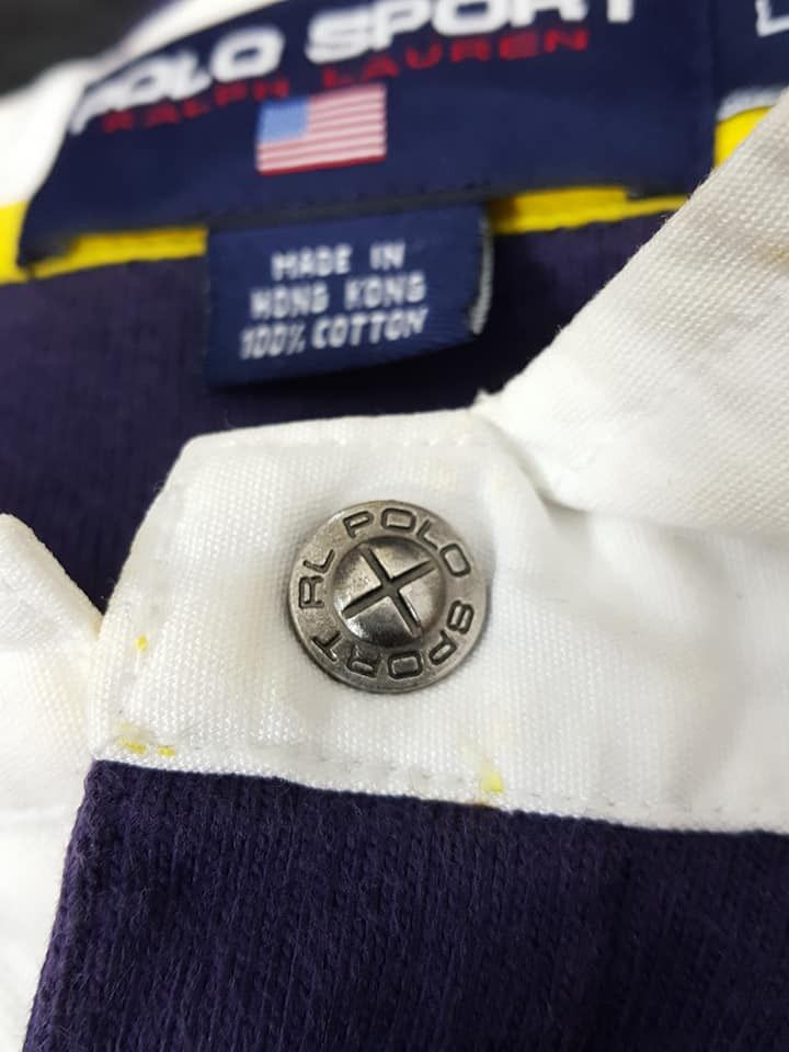 Polo Ralph Lauren × Ralph Lauren × Ralph Lauren Sport Polo Sport RL Team Polo RL67 Navy Blue Longsleeve Shirt Size US L / EU 52-54 / 3 - 5 Thumbnail