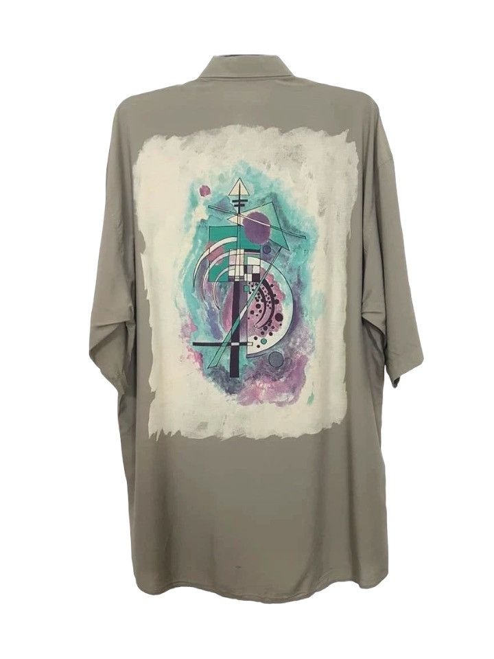 Designer × Yashi Yamamuri Designer Yashi Yamamuri Rayon Art Motif Button Shirt Size US XL / EU 56 / 4 - 1 Thumbnail