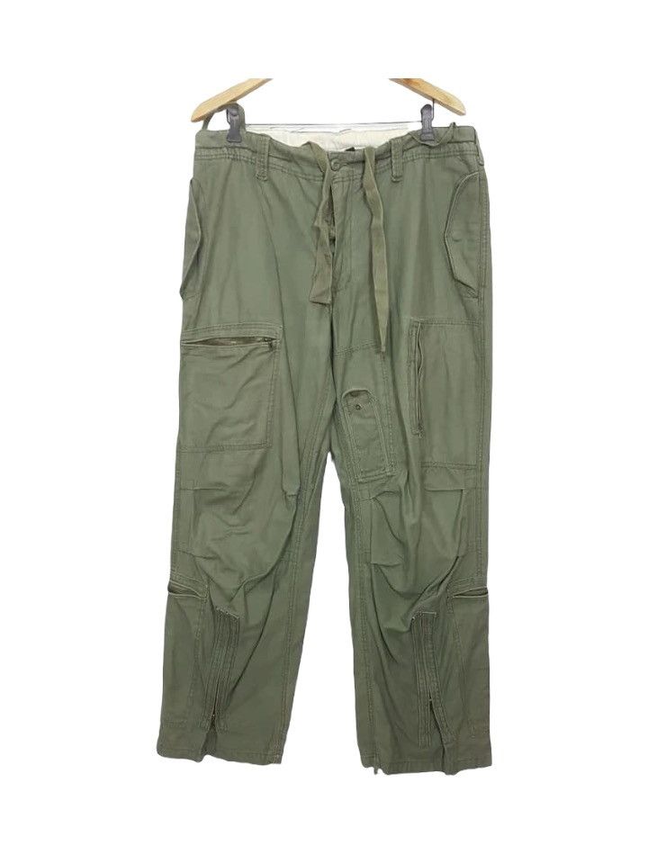 image of Mil Tec Cargo Utility Tactical Wide Relax Military Pant in Miltary Green, Men's (Size 37)