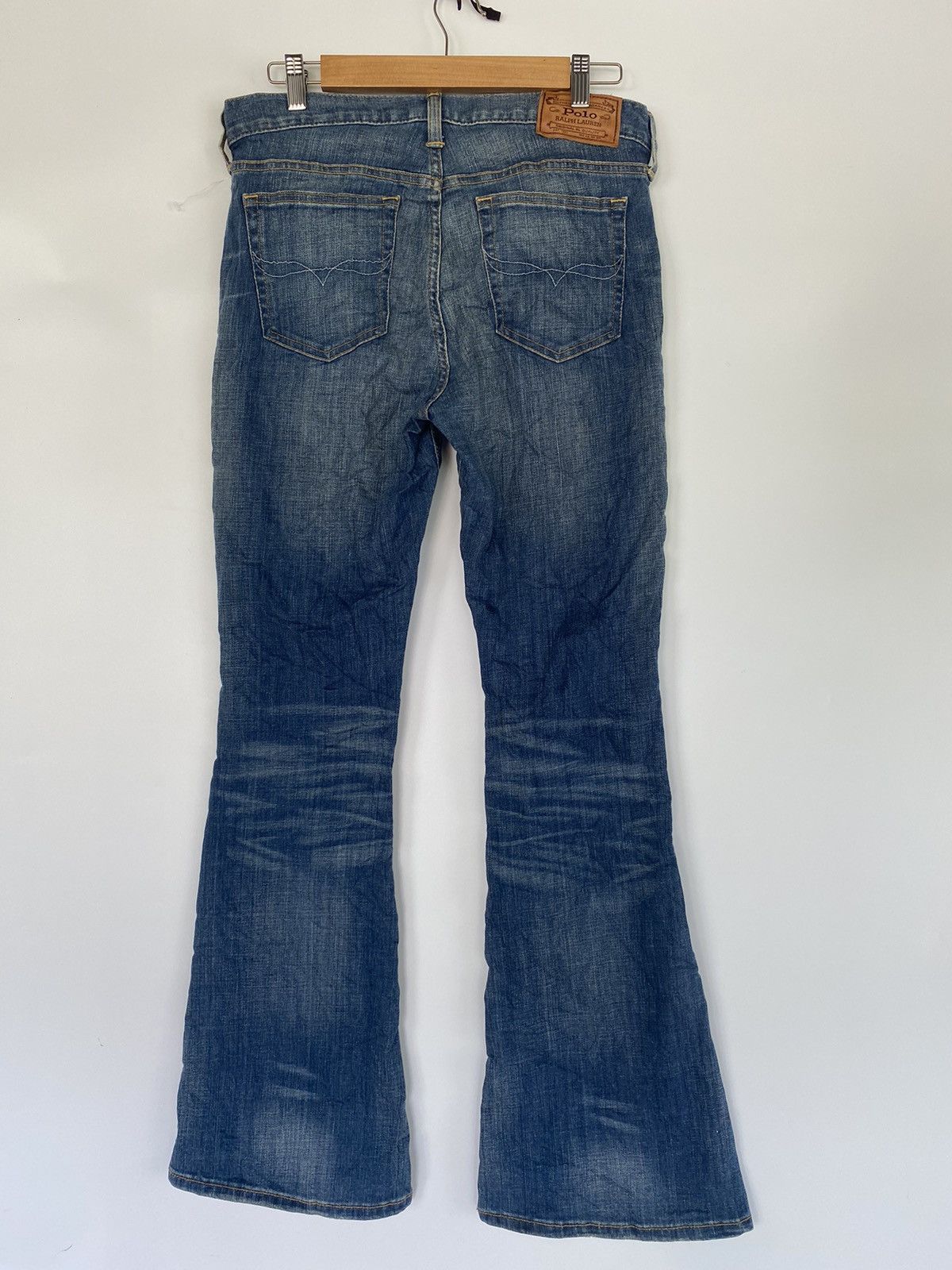 Polo Ralph Lauren Polo Ralph Lauren Distressed Denim Jeans Flare Bootcut Pant Size 32" / US 10 / IT 46 - 2 Thumbnail