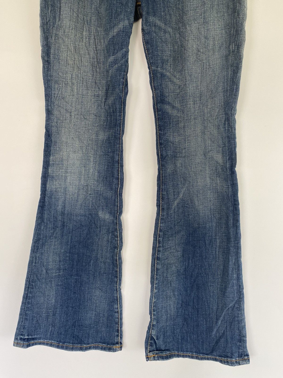 Polo Ralph Lauren Polo Ralph Lauren Distressed Denim Jeans Flare Bootcut Pant Size 32" / US 10 / IT 46 - 4 Thumbnail