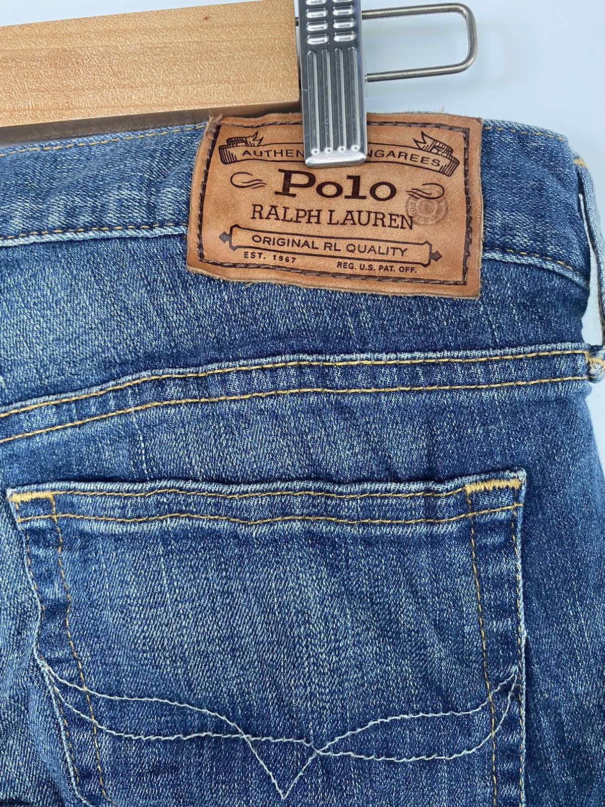 Polo Ralph Lauren Polo Ralph Lauren Distressed Denim Jeans Flare Bootcut Pant Size 32" / US 10 / IT 46 - 9 Thumbnail