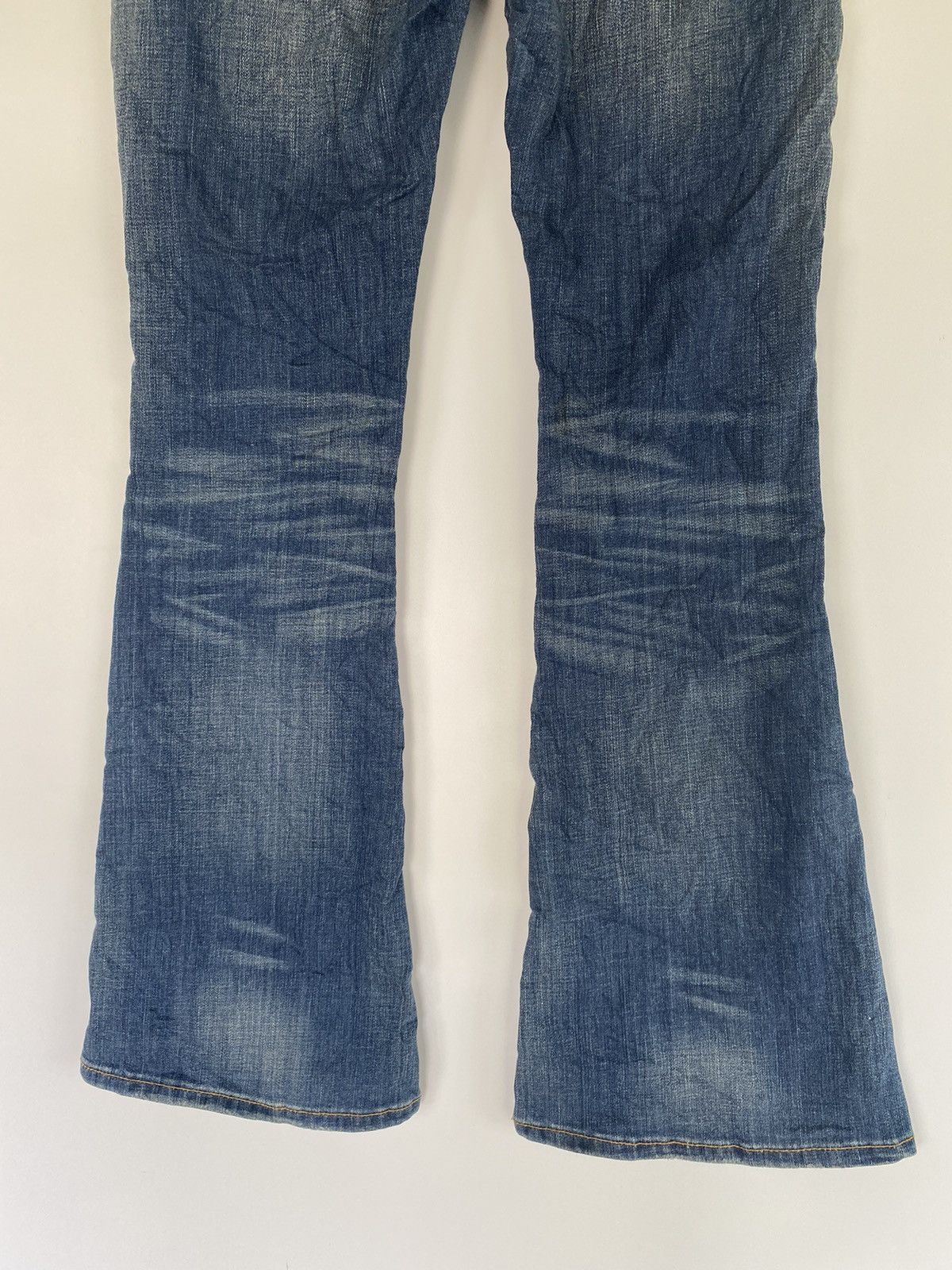 Polo Ralph Lauren Polo Ralph Lauren Distressed Denim Jeans Flare Bootcut Pant Size 32" / US 10 / IT 46 - 6 Thumbnail